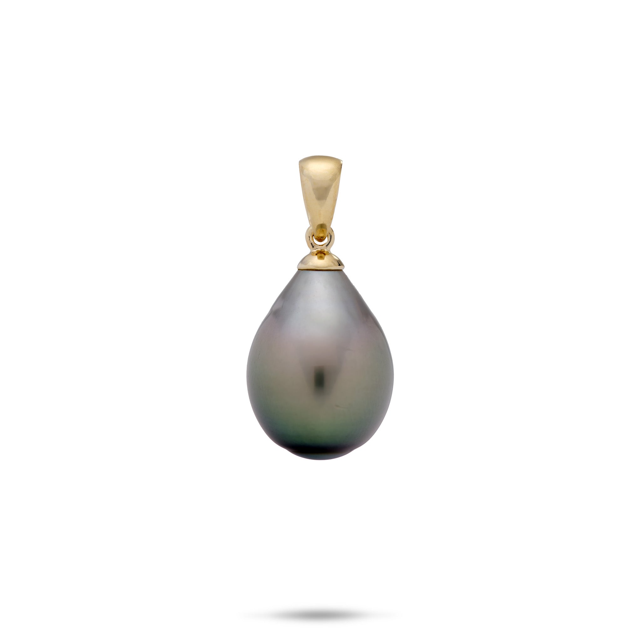 Tahitian Black Pearl Pendant in Gold - 12-13mm