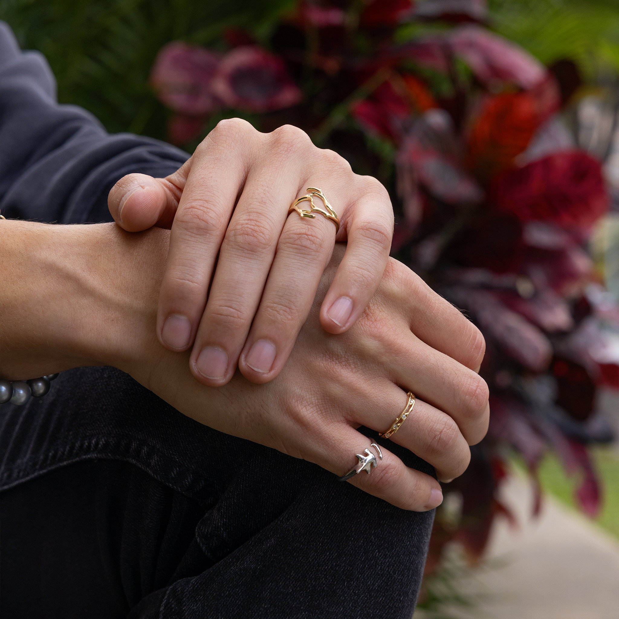 ハンマーヘッドシャークリングスターリングシルバー