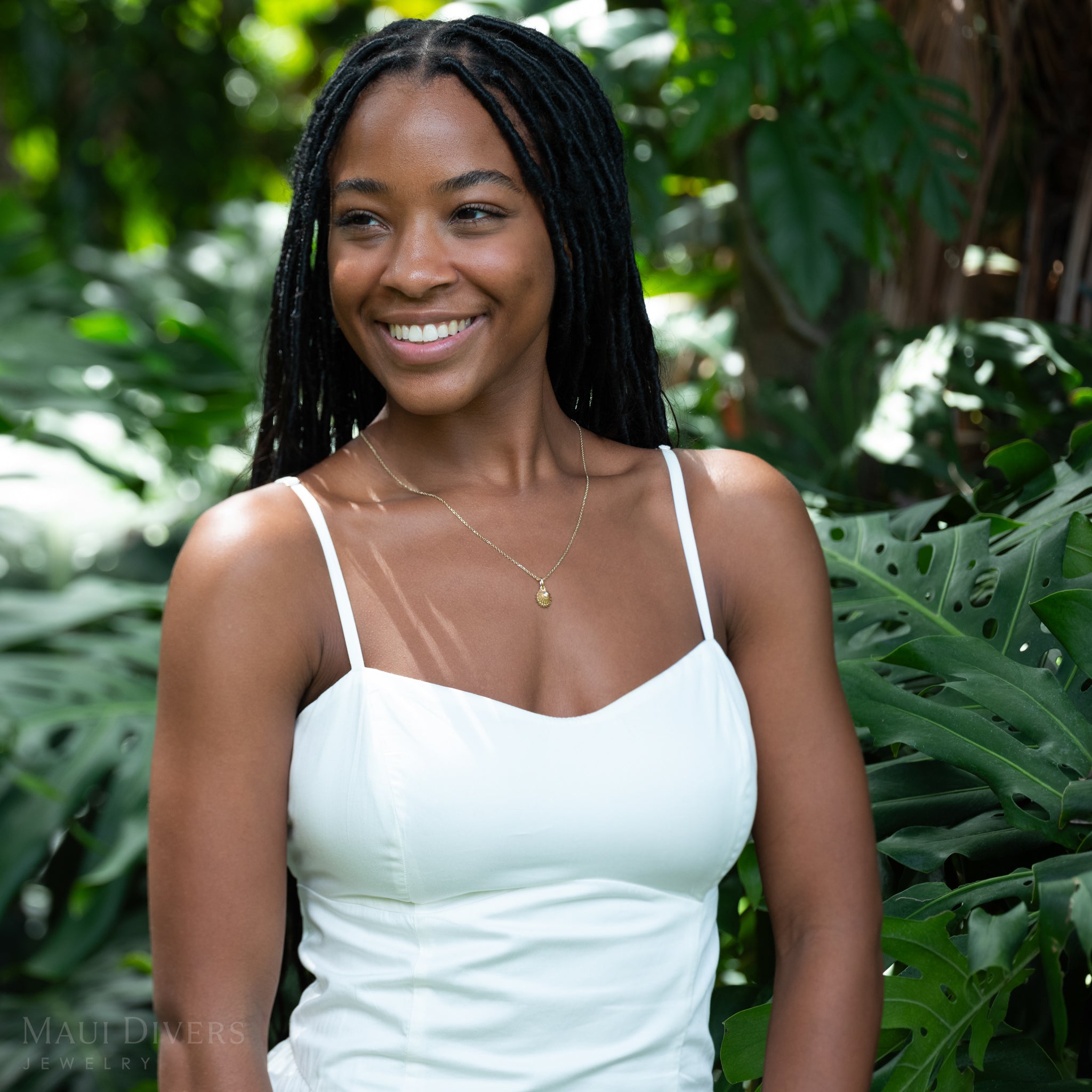 `Opihi ペンダント ゴールド ダイヤモンド付き - 12mm