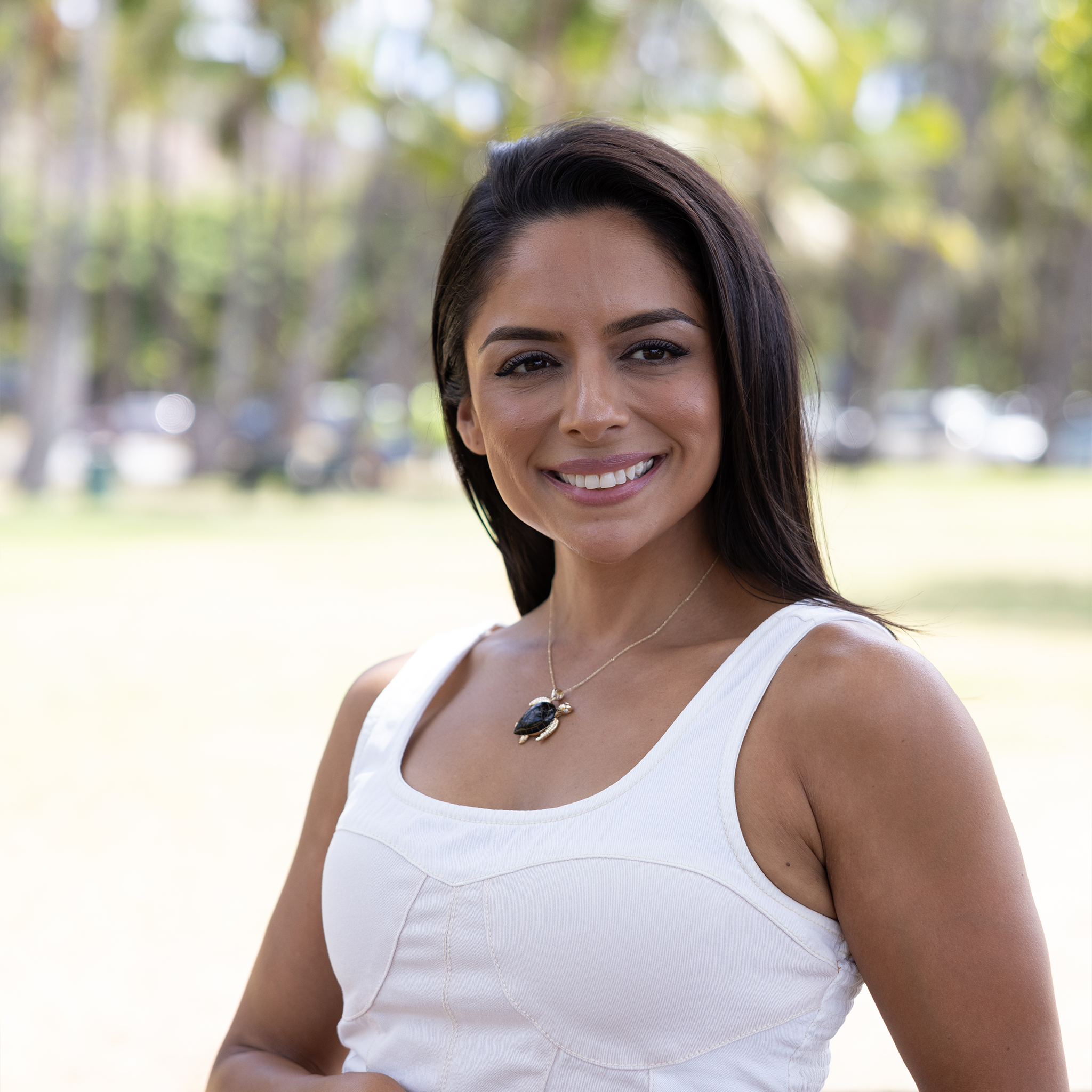 ホンブラックコーラルカメペンダントダイヤモンド - 36mm