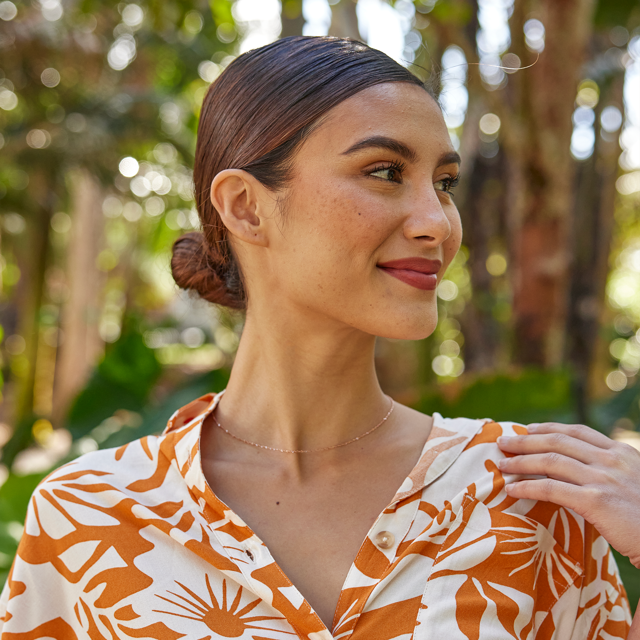 1.0mm Singapore Chain in Rose Gold