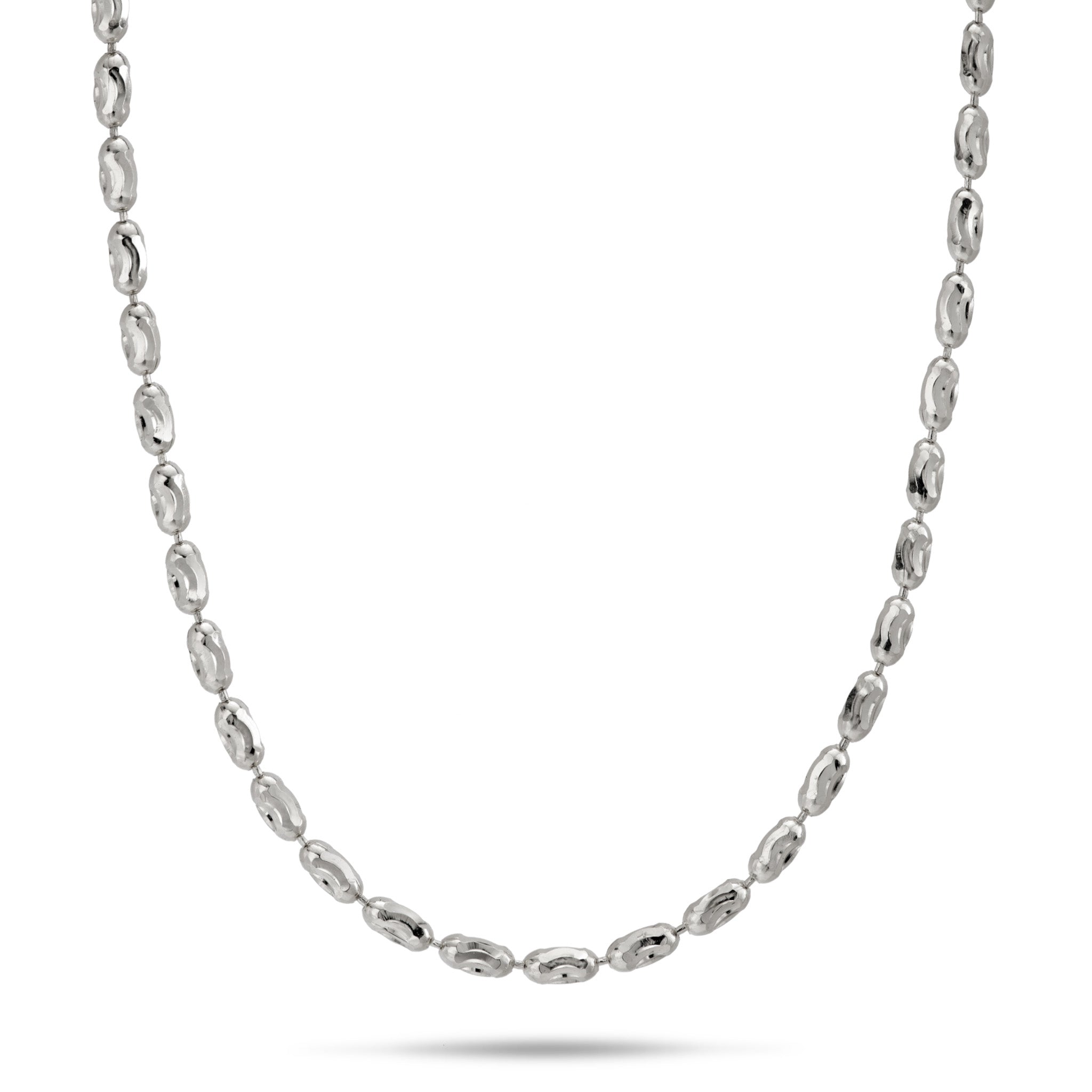 1.8mm Ovalina Chain in White Gold