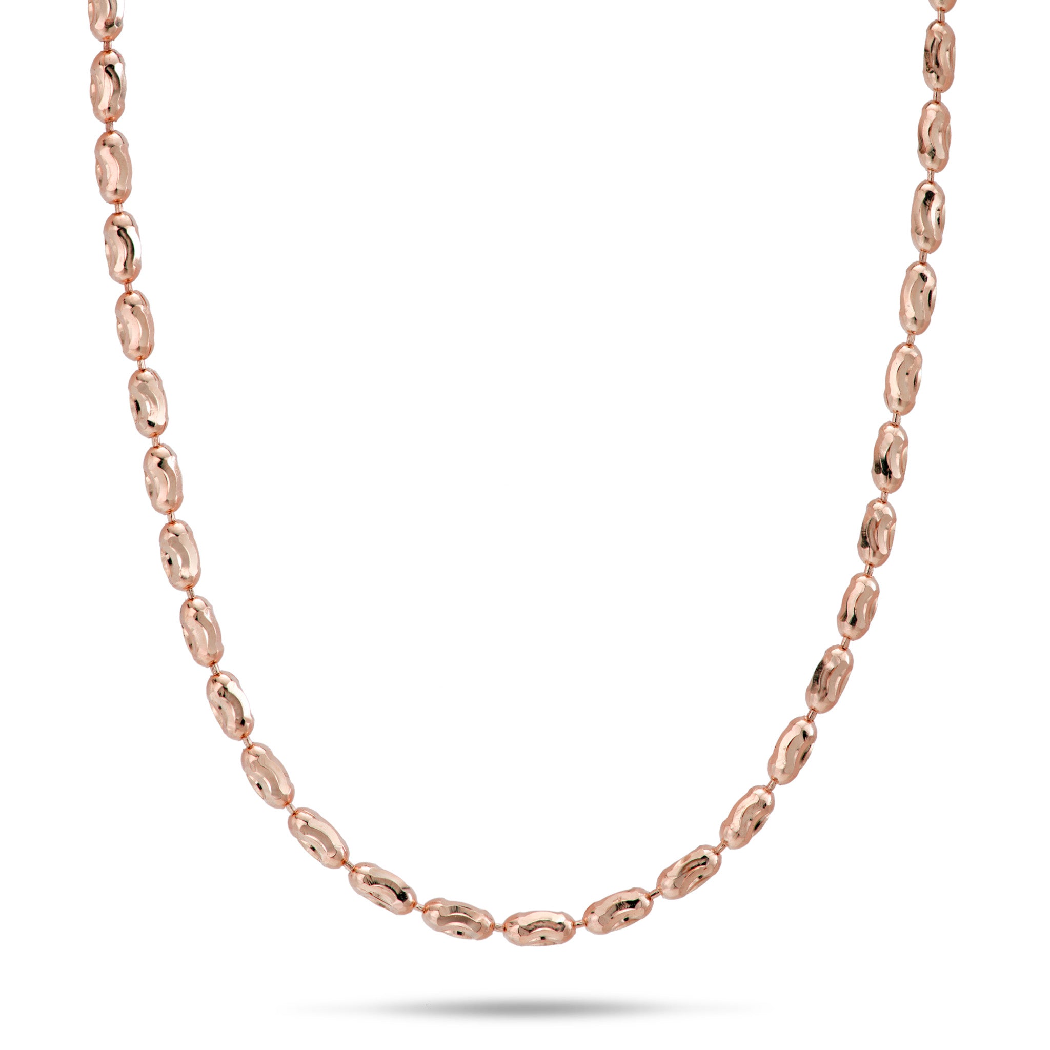 1.8mm Ovalina Chain in Rose Gold