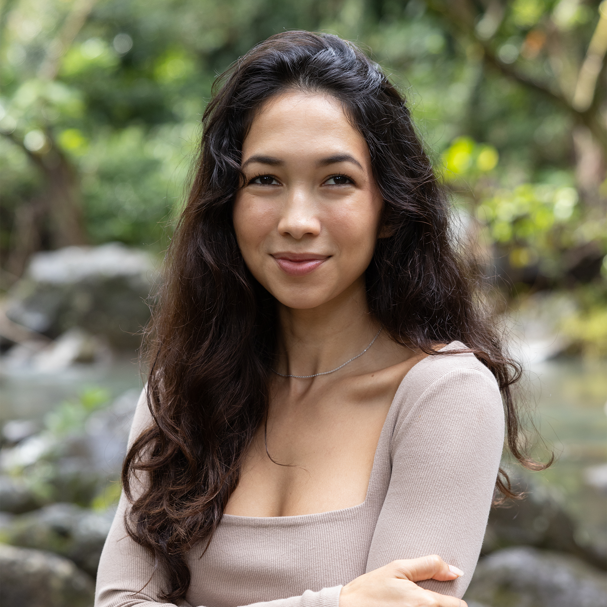 1.0mm フレックスロープチェーン ホワイトゴールド