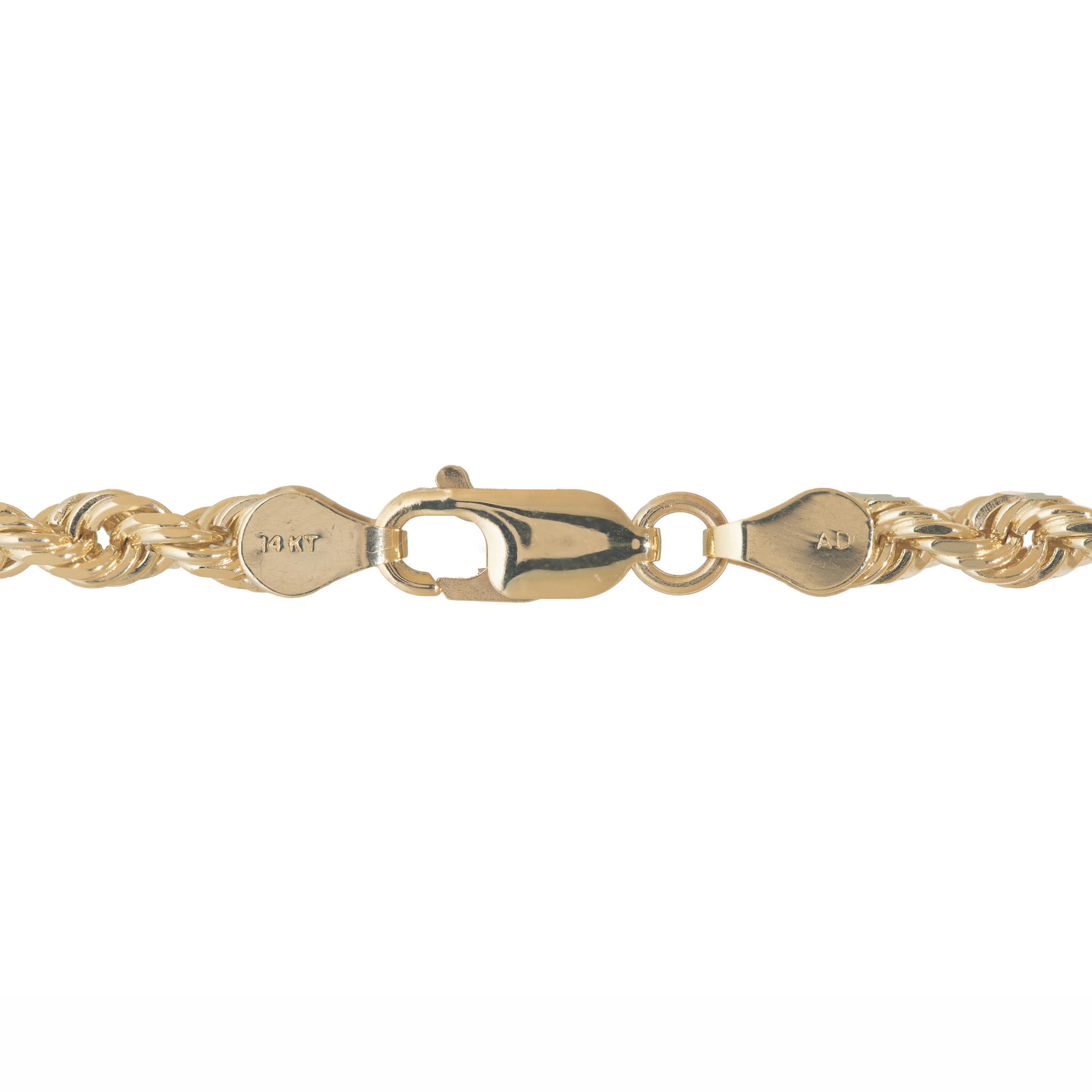5 mm Kordelkette in Gold