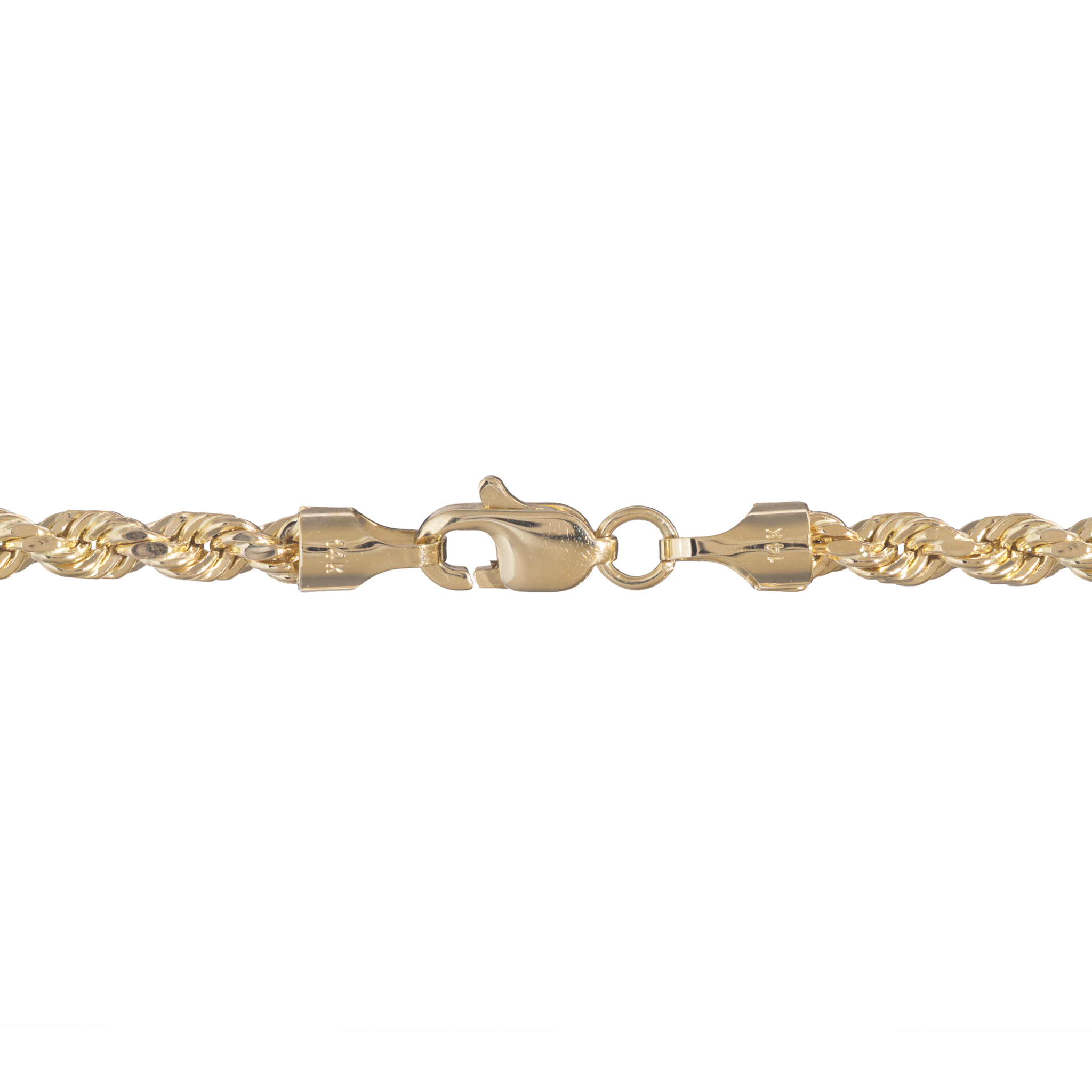 3,5 mm Hohlseilkette in Gold