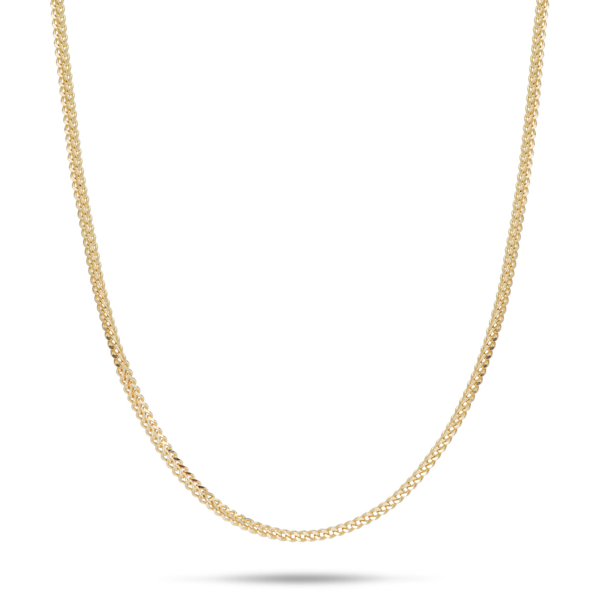1.2mm Singapore Foxtail Chain in Gold