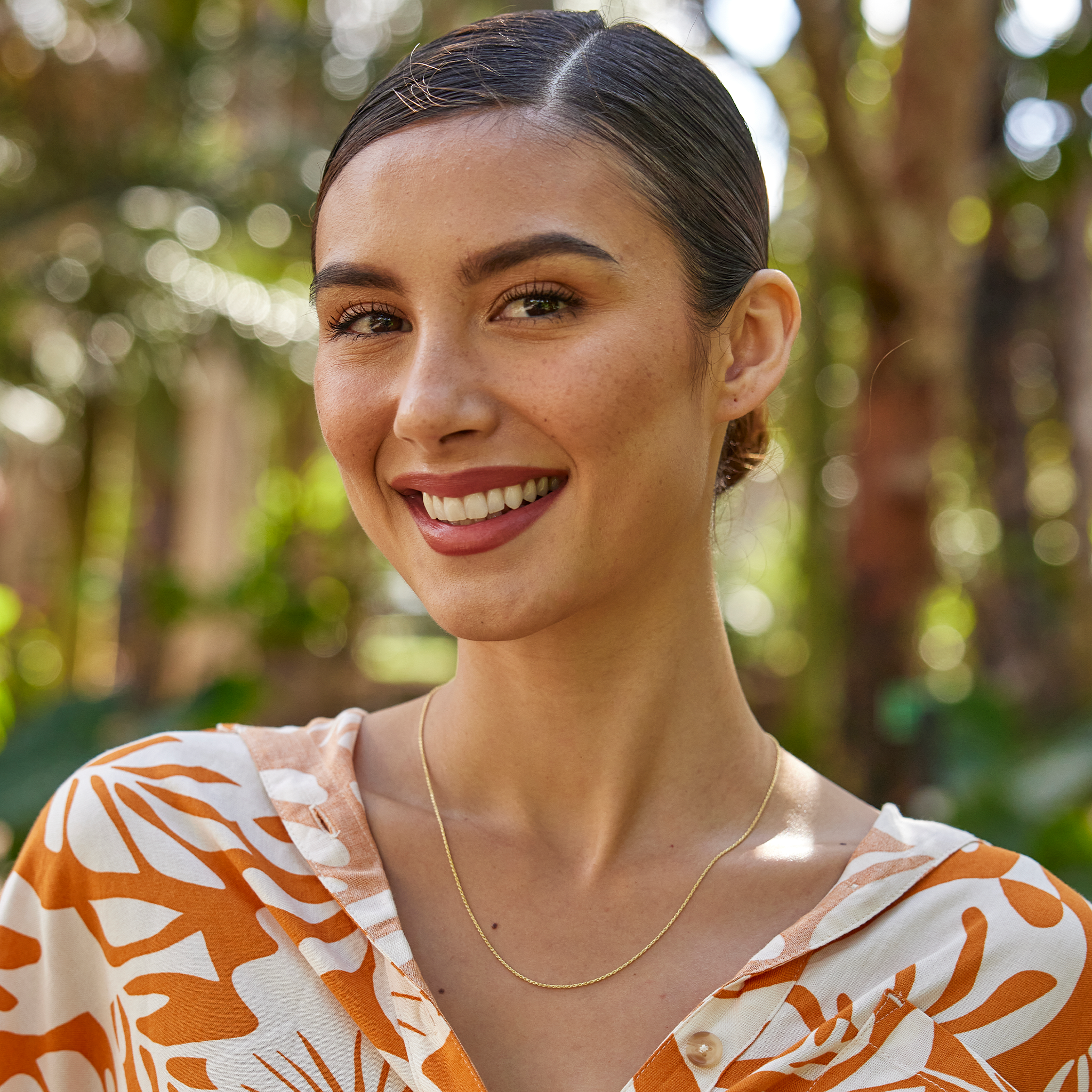 22" Adjustable 1.0mm Rope Chain in Gold