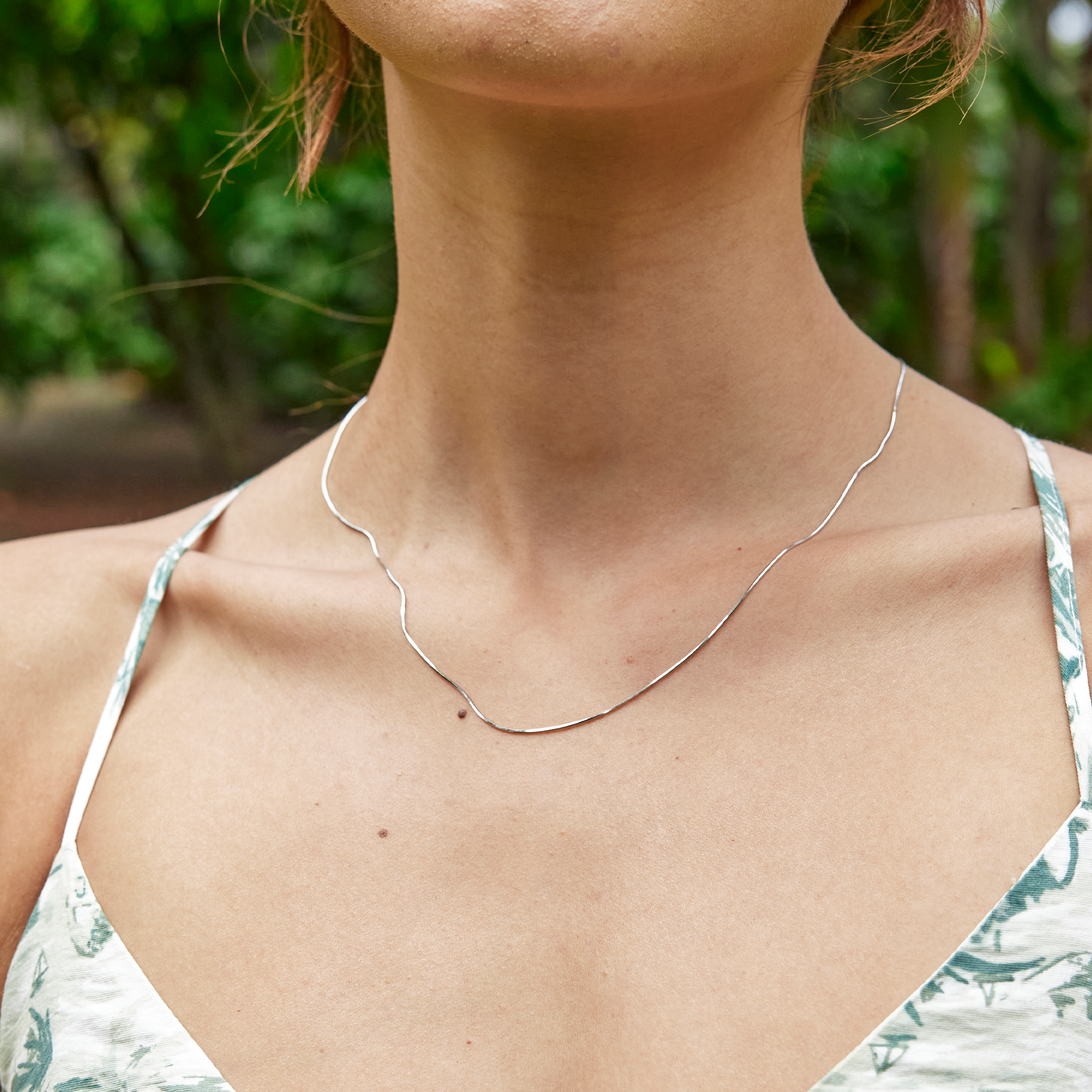 1.0mm Snake Chain in Sterling Silver