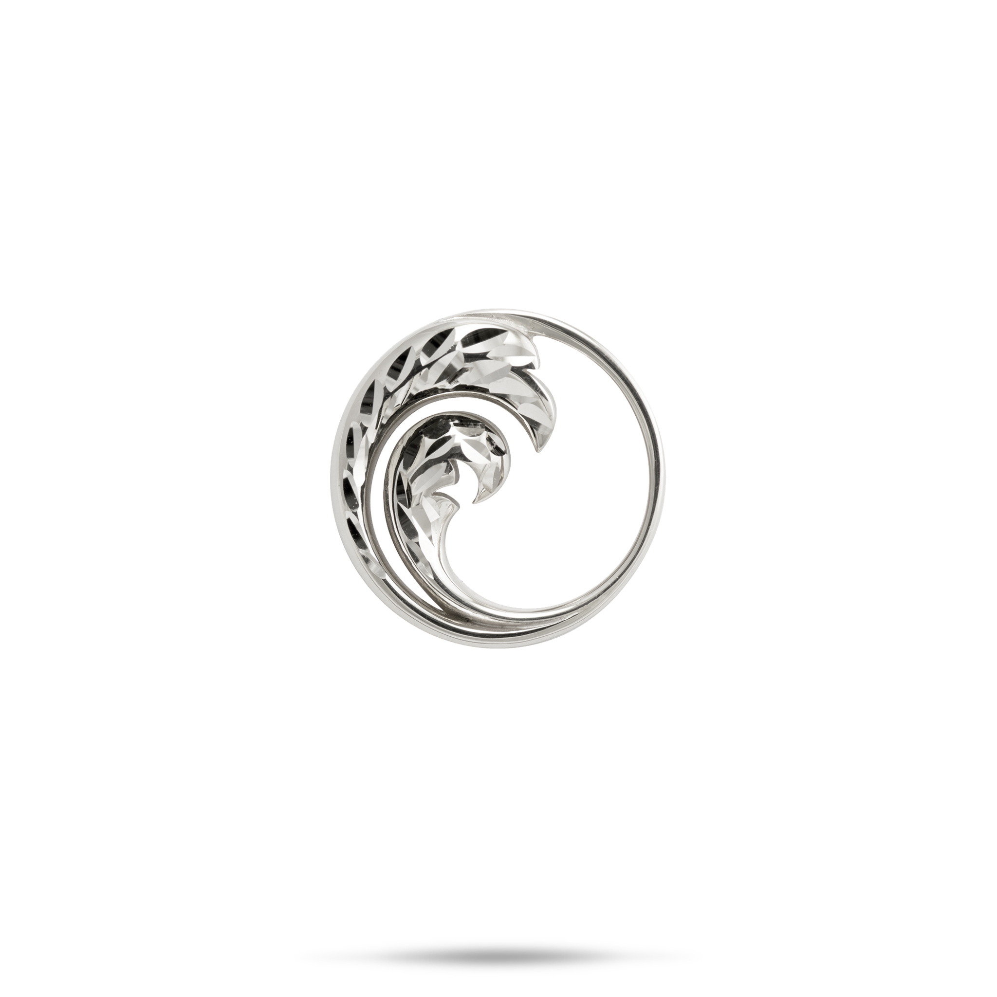 Nalu Charm/Pendant in Sterling Silver - 18mm