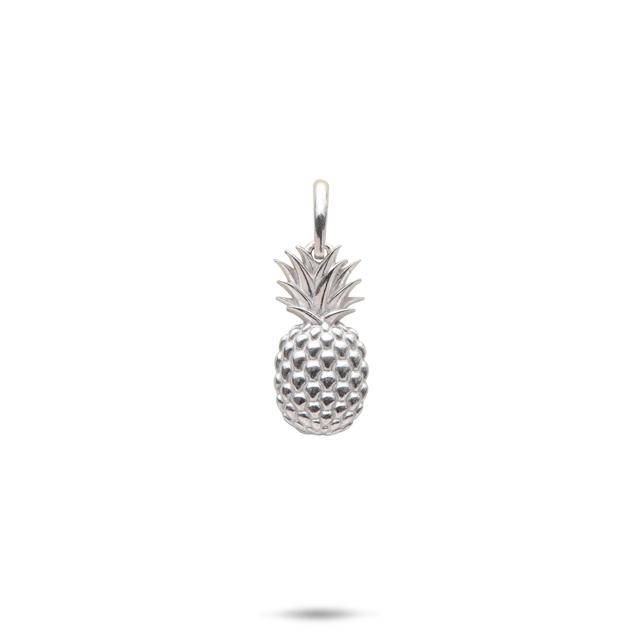 Pineapple Charm/Pendant in Sterling Silver - 15mm