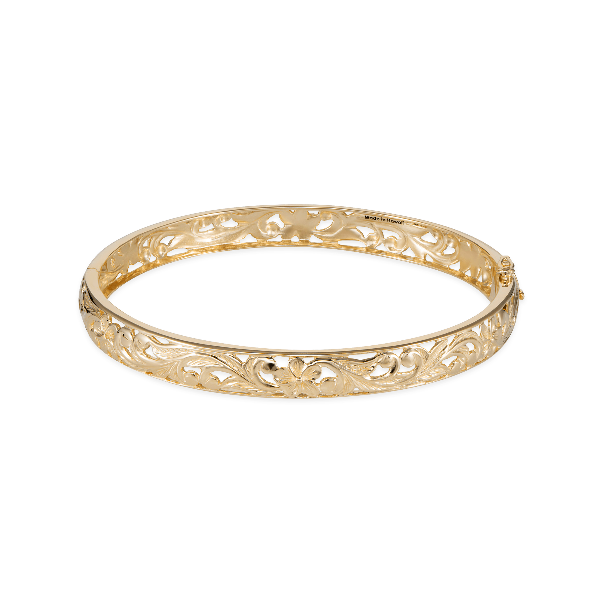 ハワイアンヒールームプルメリアブレスレット -  8mm