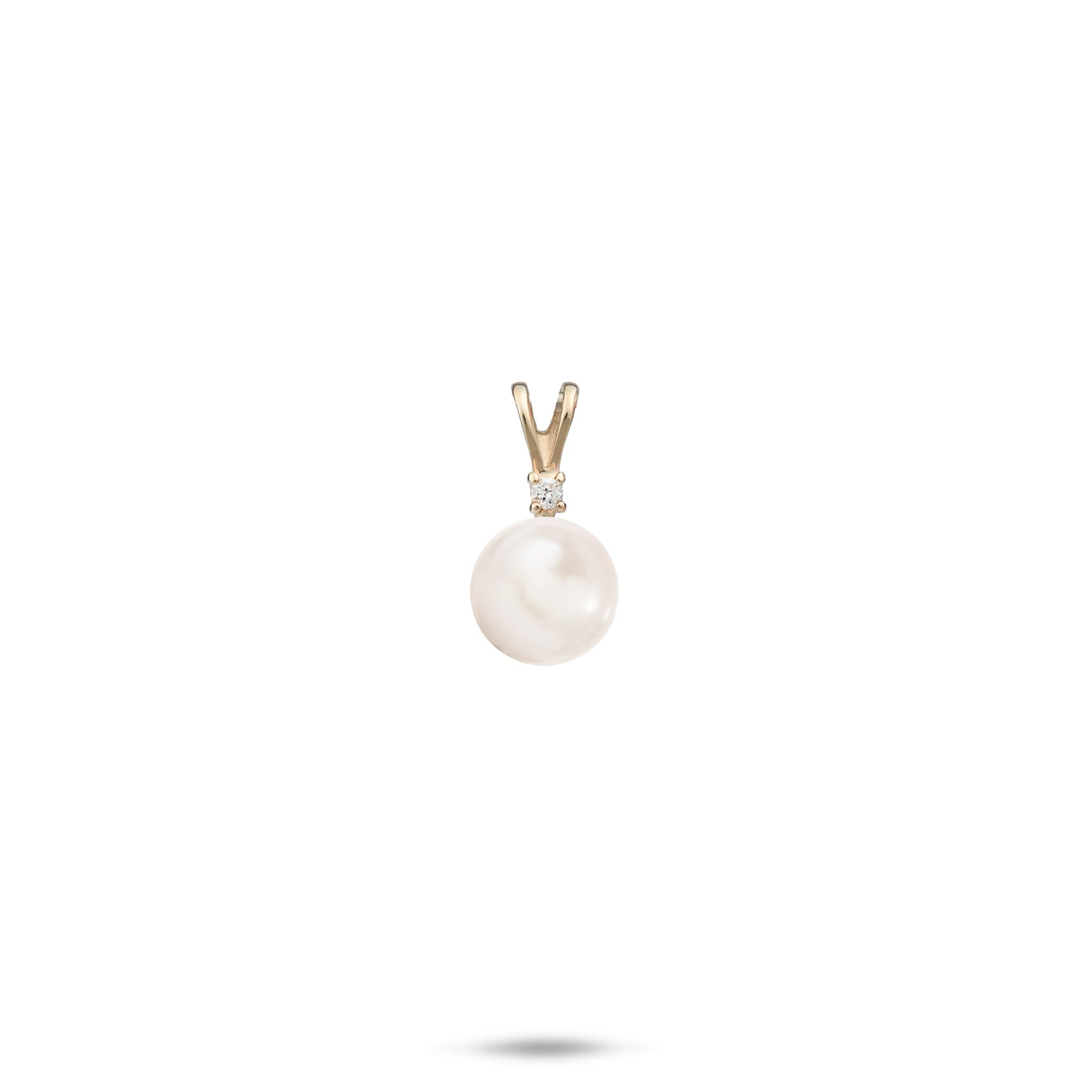 Pick A Pearl Pendant in Gold with Diamond