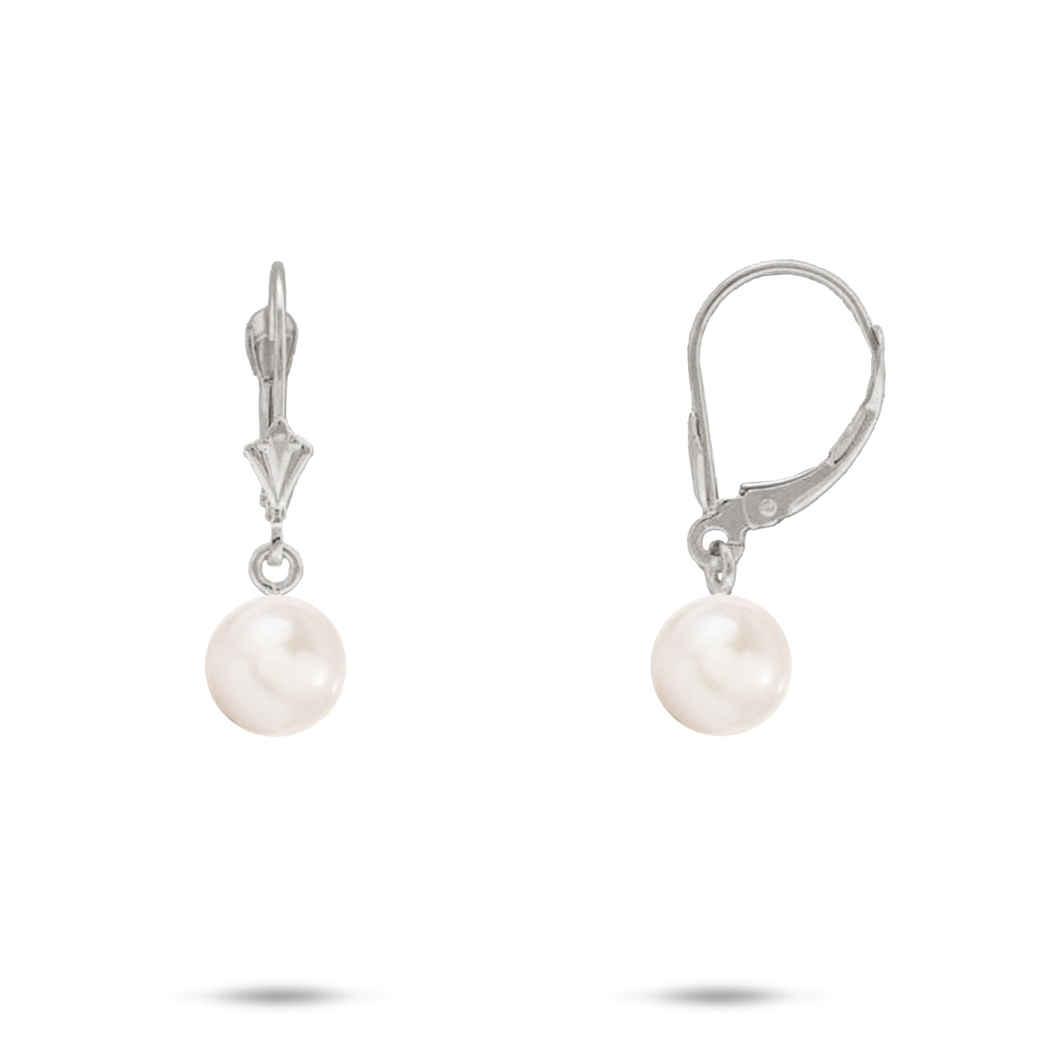 Pick A Pearl Earrings in White Gold