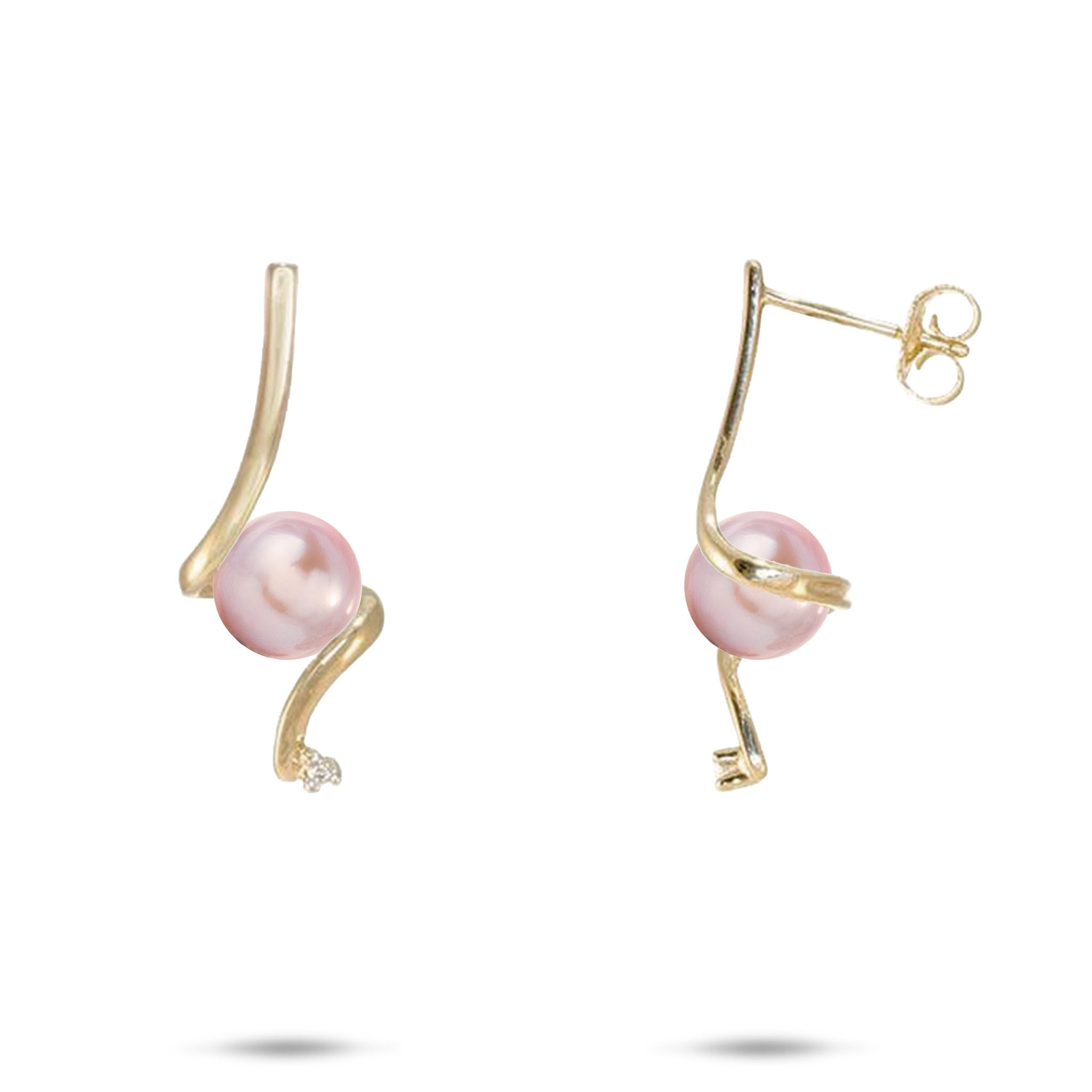 Pick A Pearl Waterfall Earrings in Gold - 25mm