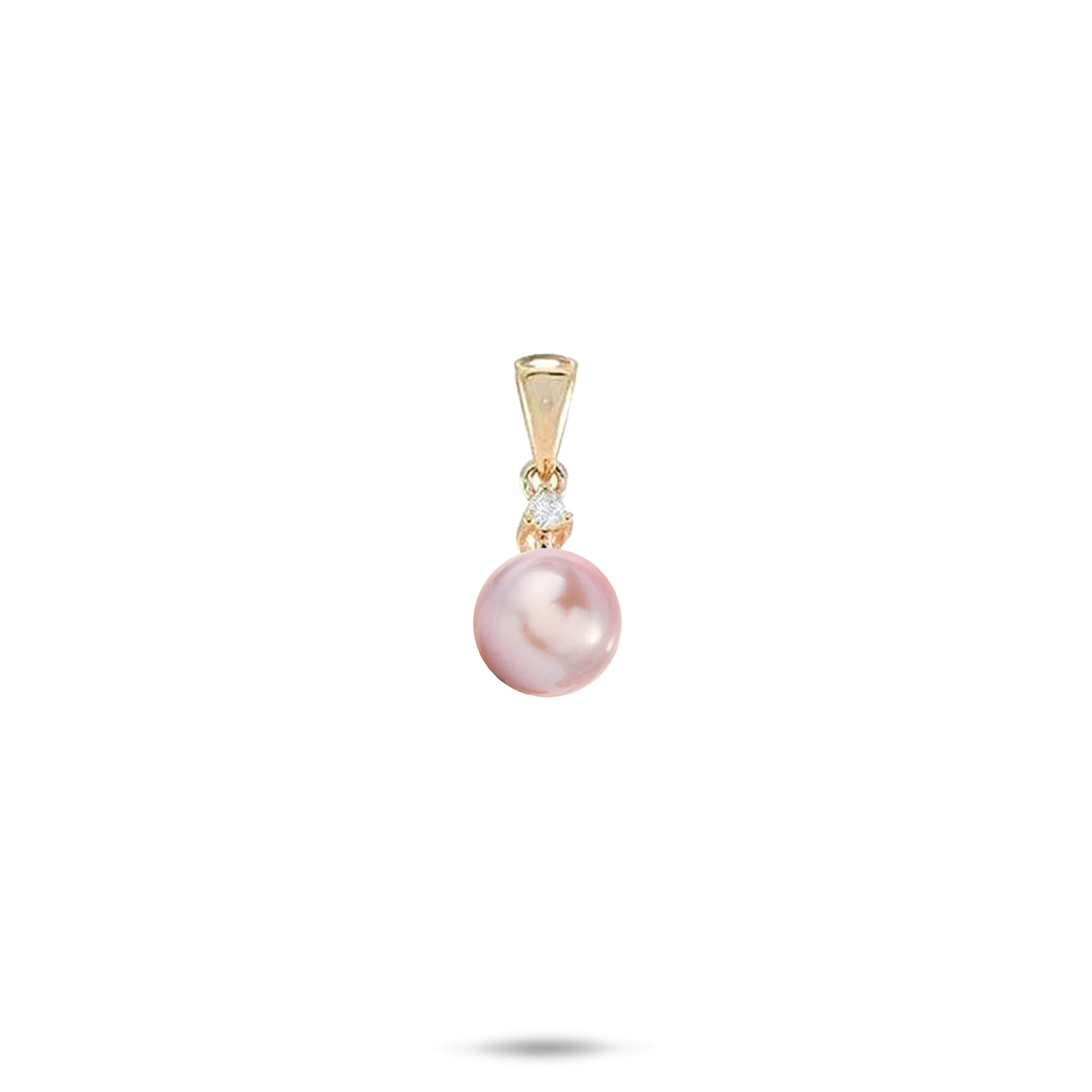 Pick A Pearl Pendant in Gold with Diamond
