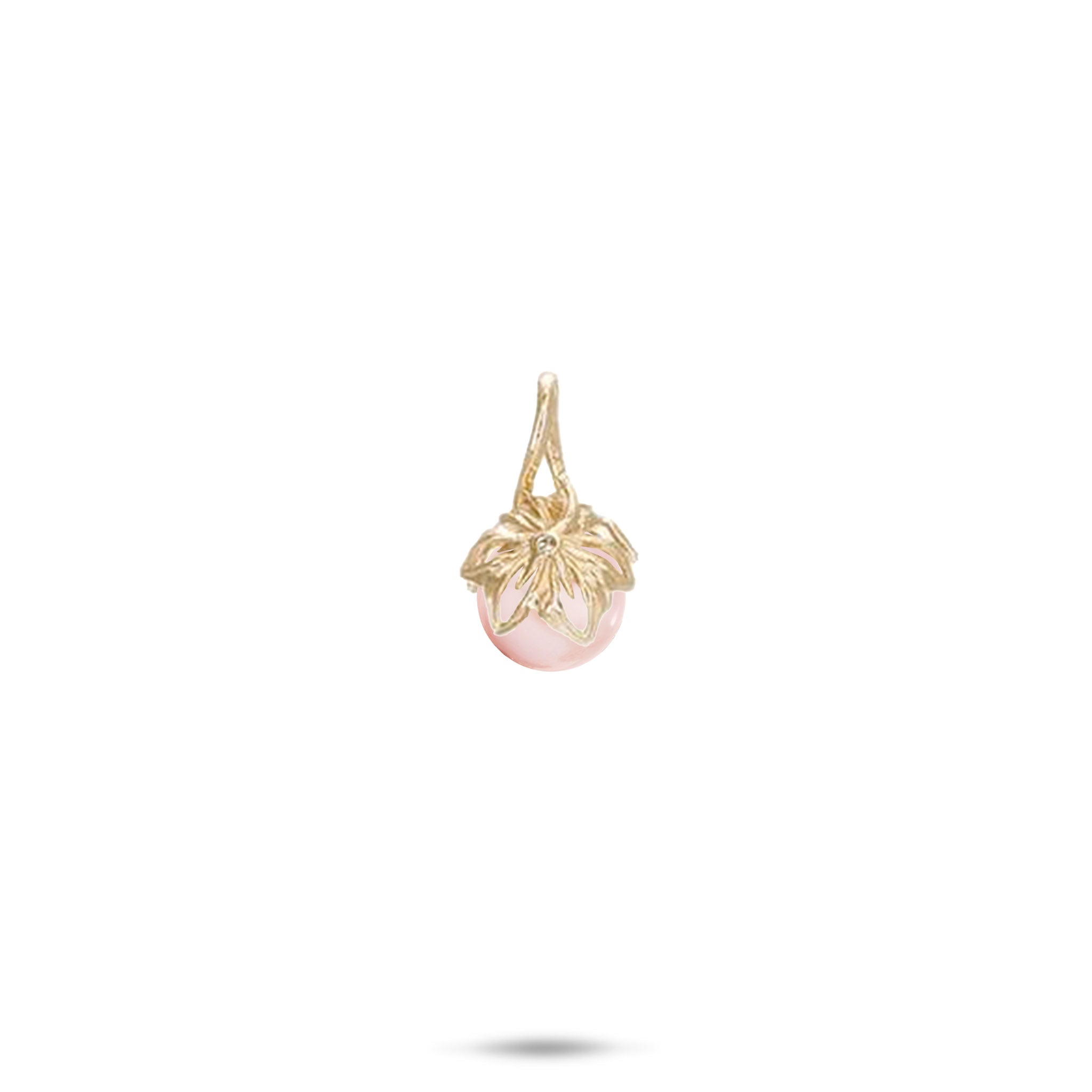 Pick A Pearl Naupaka Pendant in Gold with Diamond - 13mm