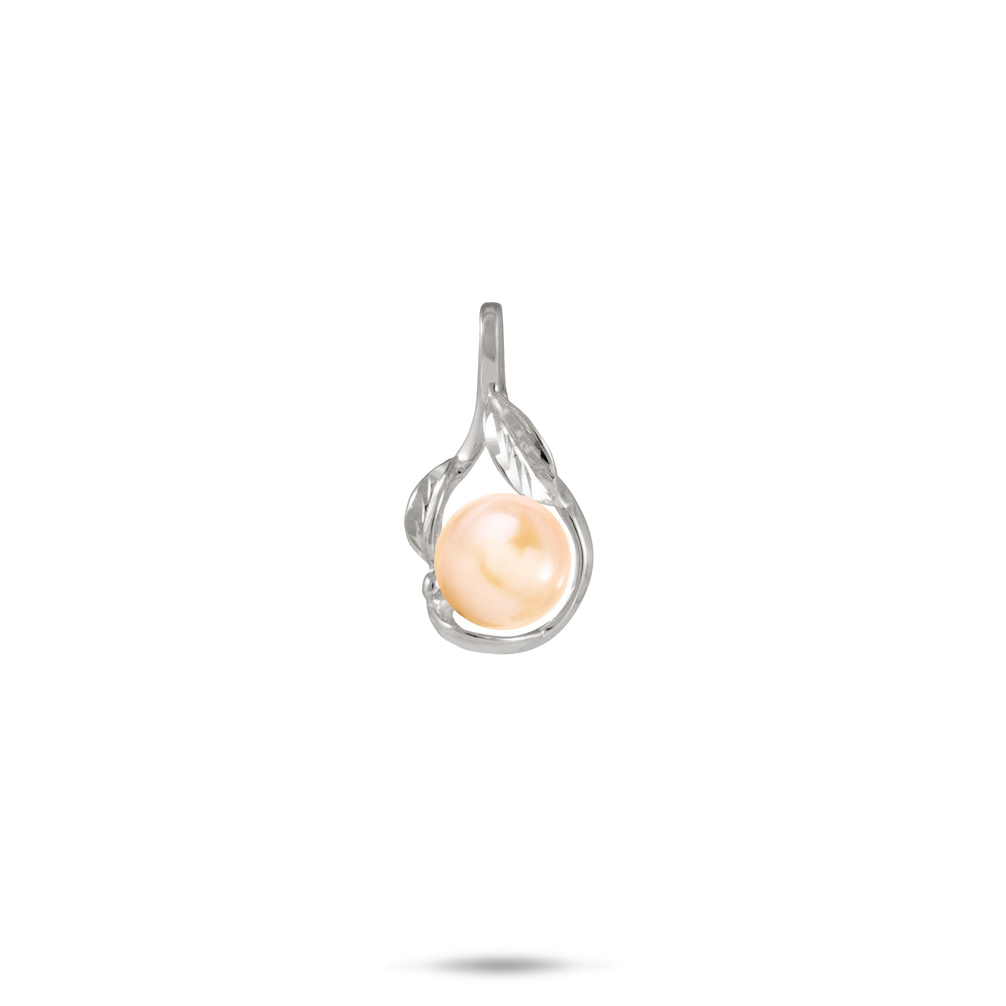 Pick A Pearl Maile Pendant in White Gold