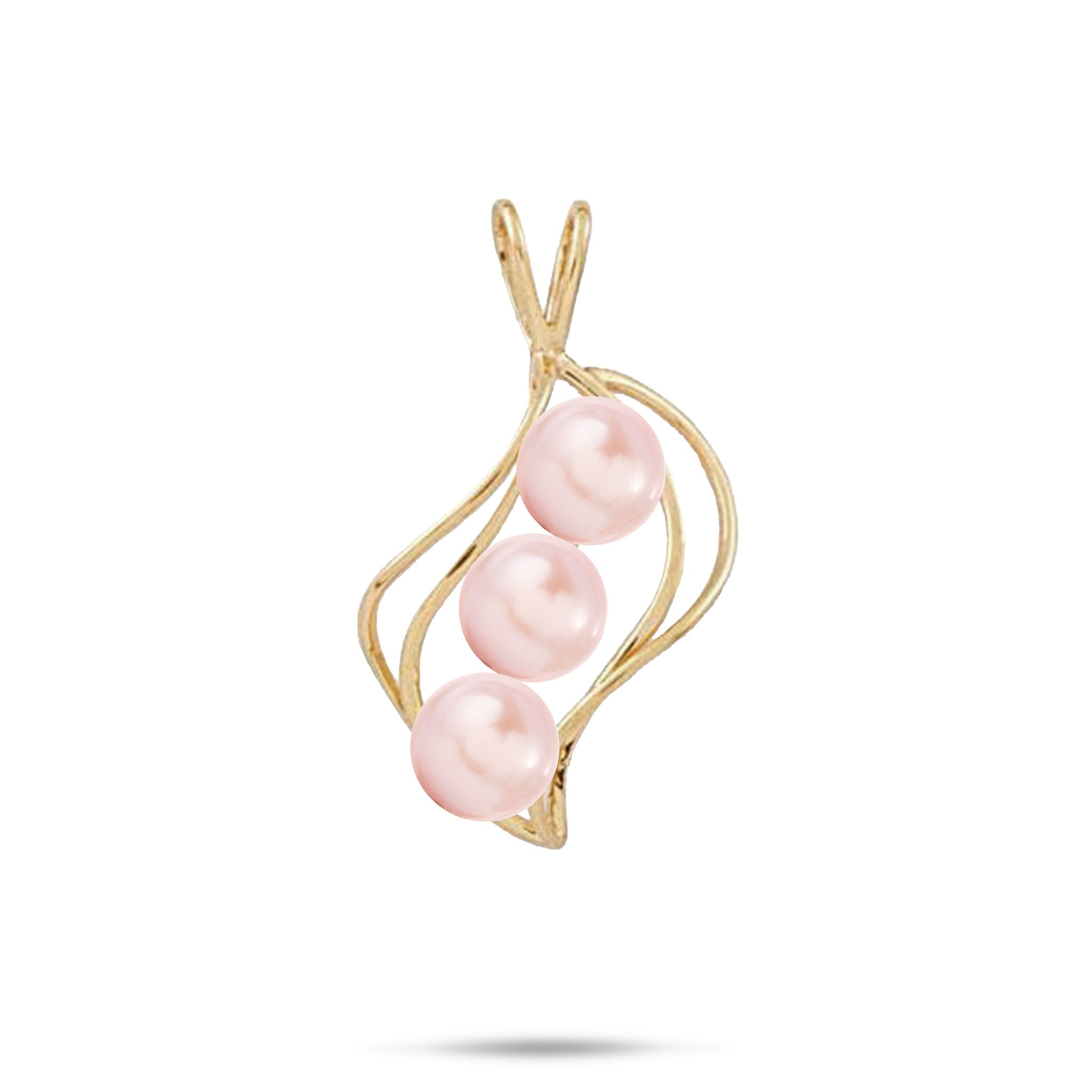 Pick A Pearl Waterfall Pendant in Gold - 22mm
