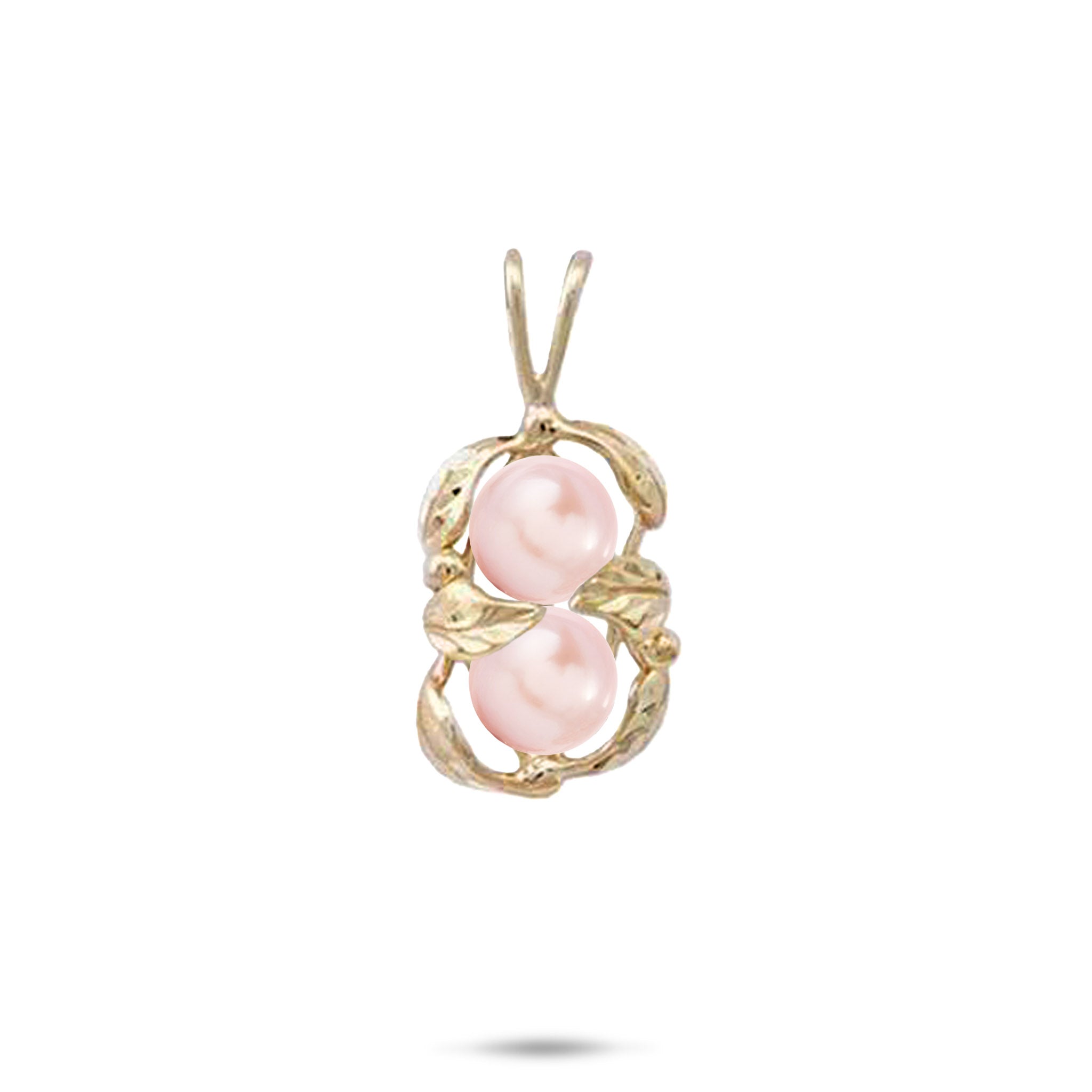 Pick A Pearl Maile Pendant in Gold - 18mm
