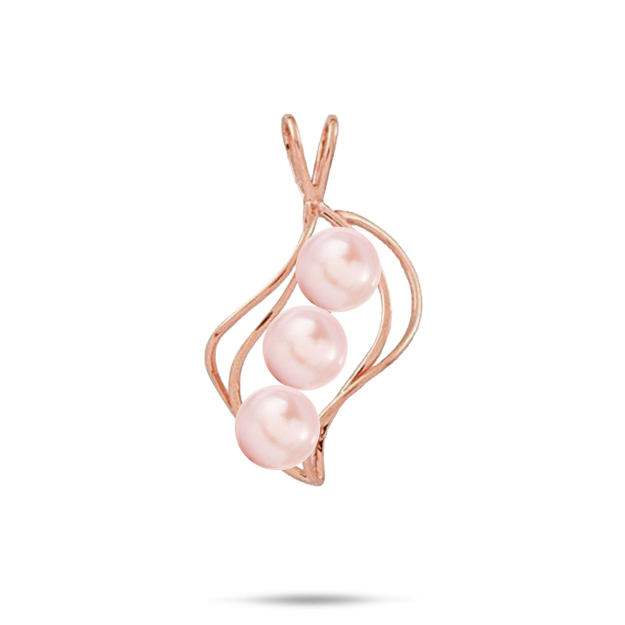 Pick A Pearl Waterfall Pendant in Rose Gold - 22mm