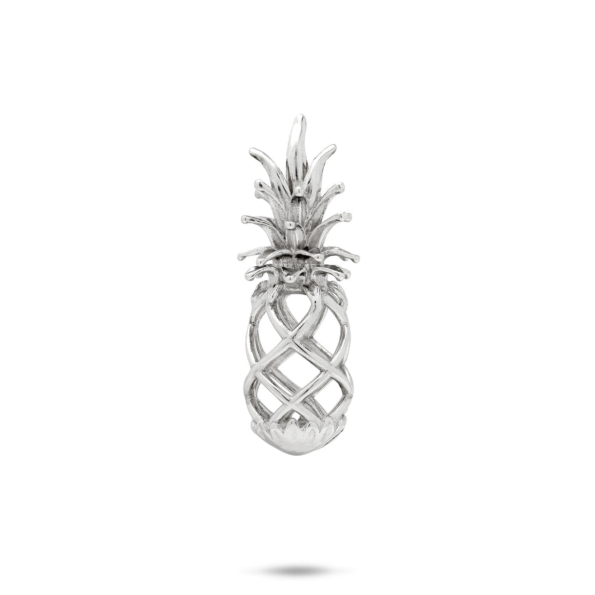 Pick A Pearl Pineapple Cage Pendant in Sterling Silver - 30mm