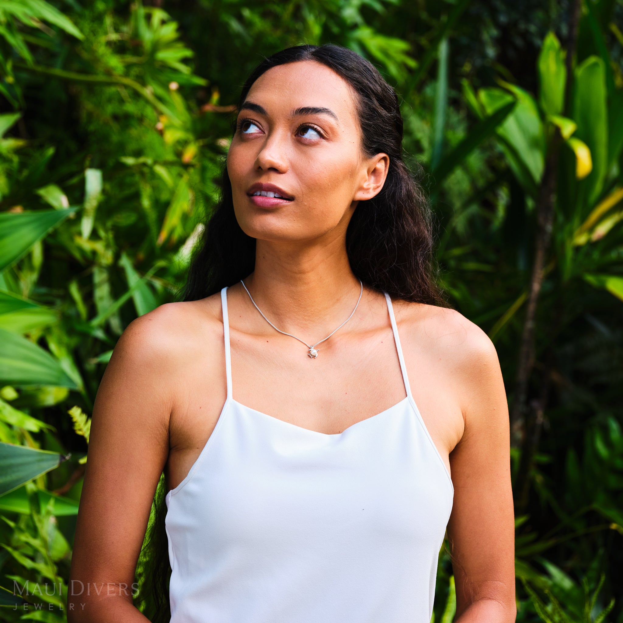 Pick A Pearl Honu Pendant in Sterling Silver - 12mm