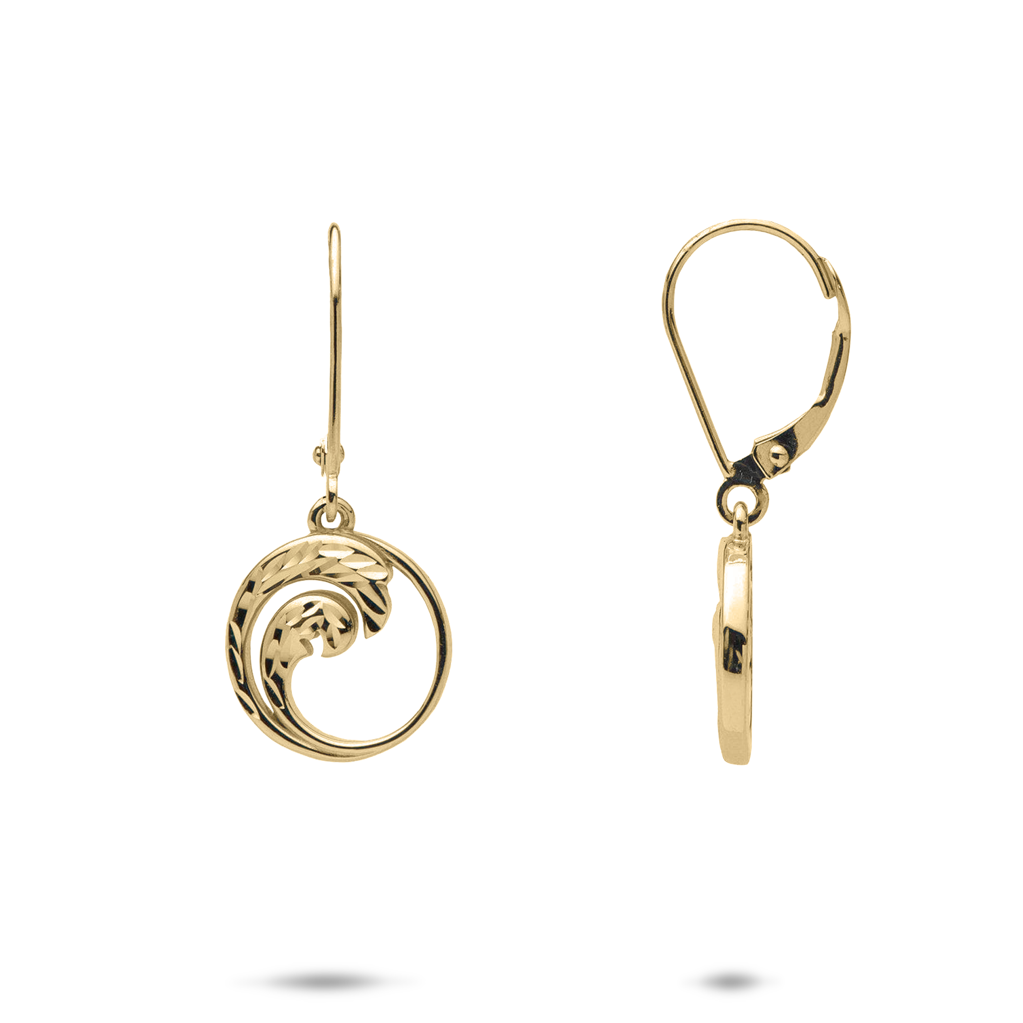 Nalu Earrings in Gold - 12mm