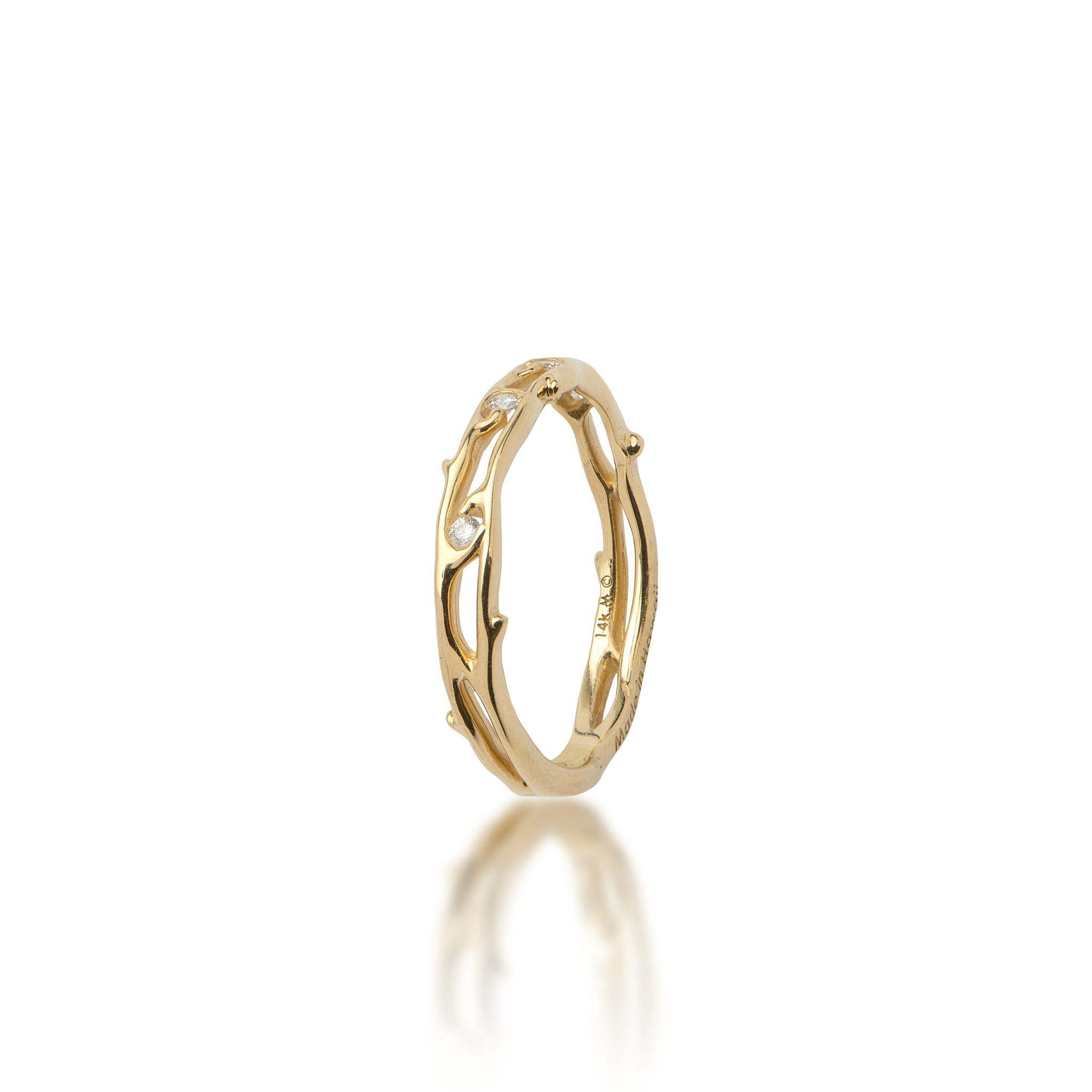 Heritage Ring in Gold mit Diamanten