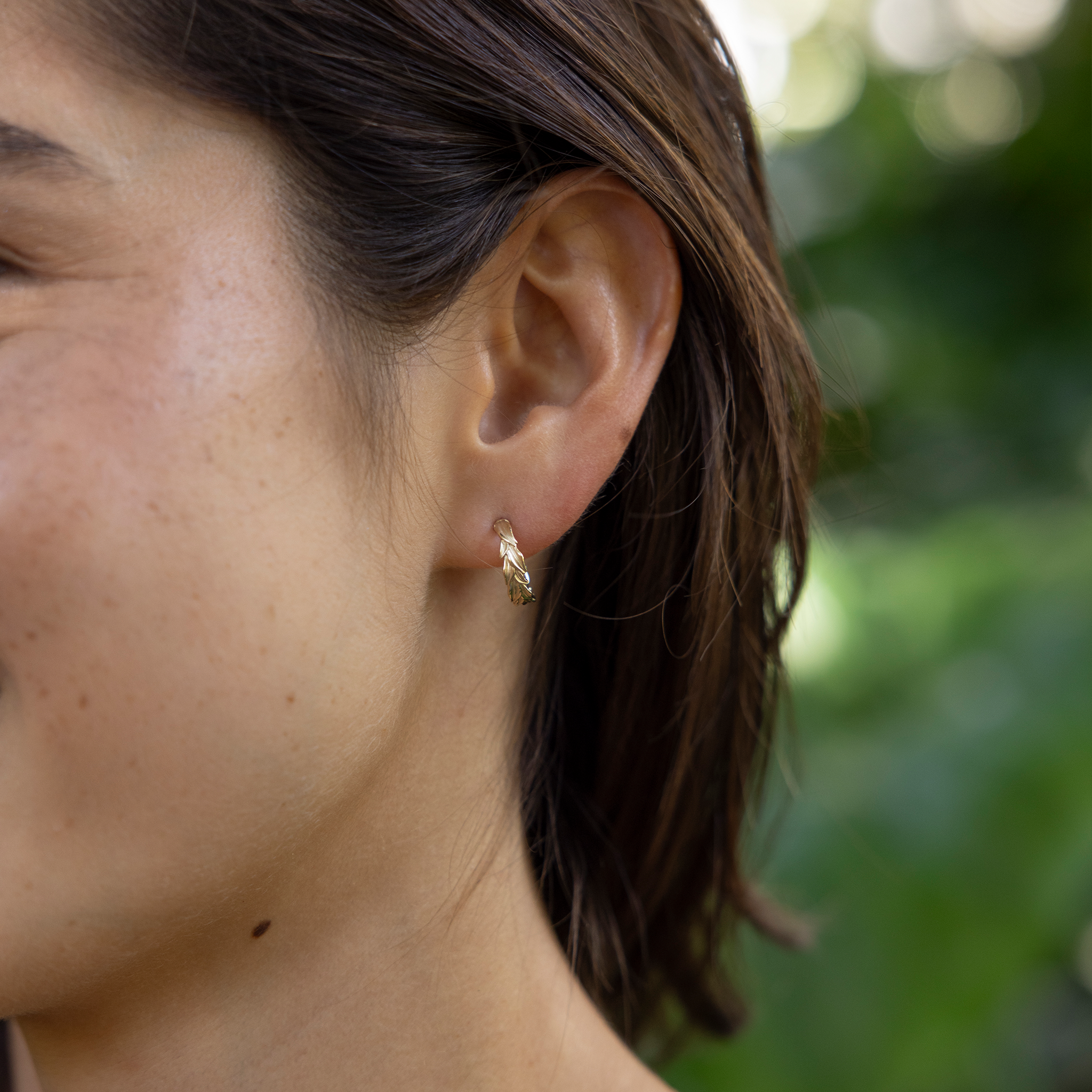 マイレ イヤリング ゴールド - 15mm