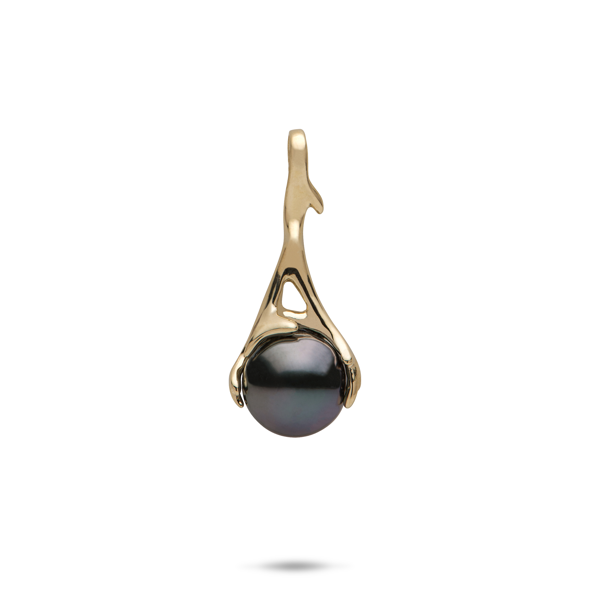 Heritage Tahitian Pearl Pendant in Gold -25mm