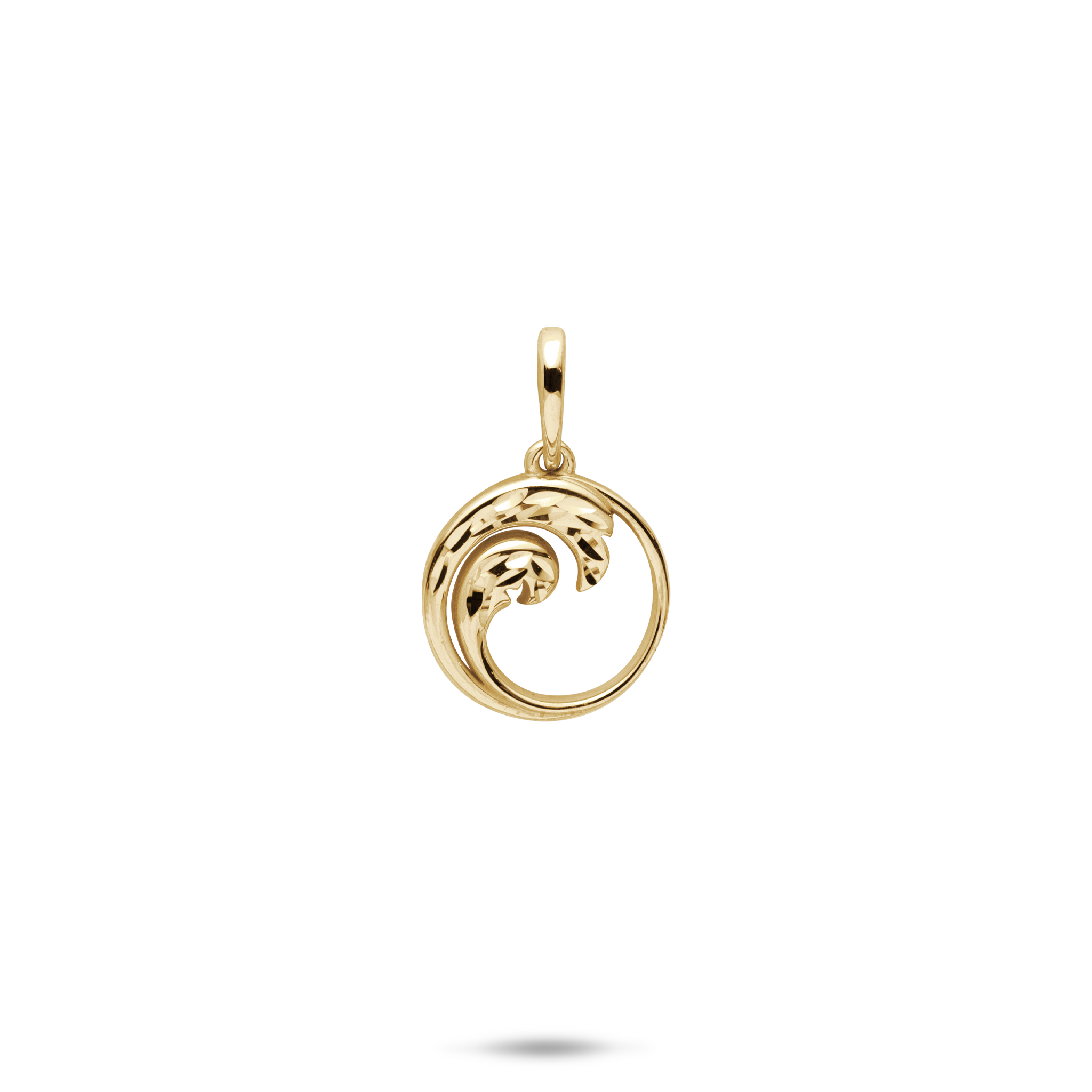 Nalu Pendant in Gold  -  12mm