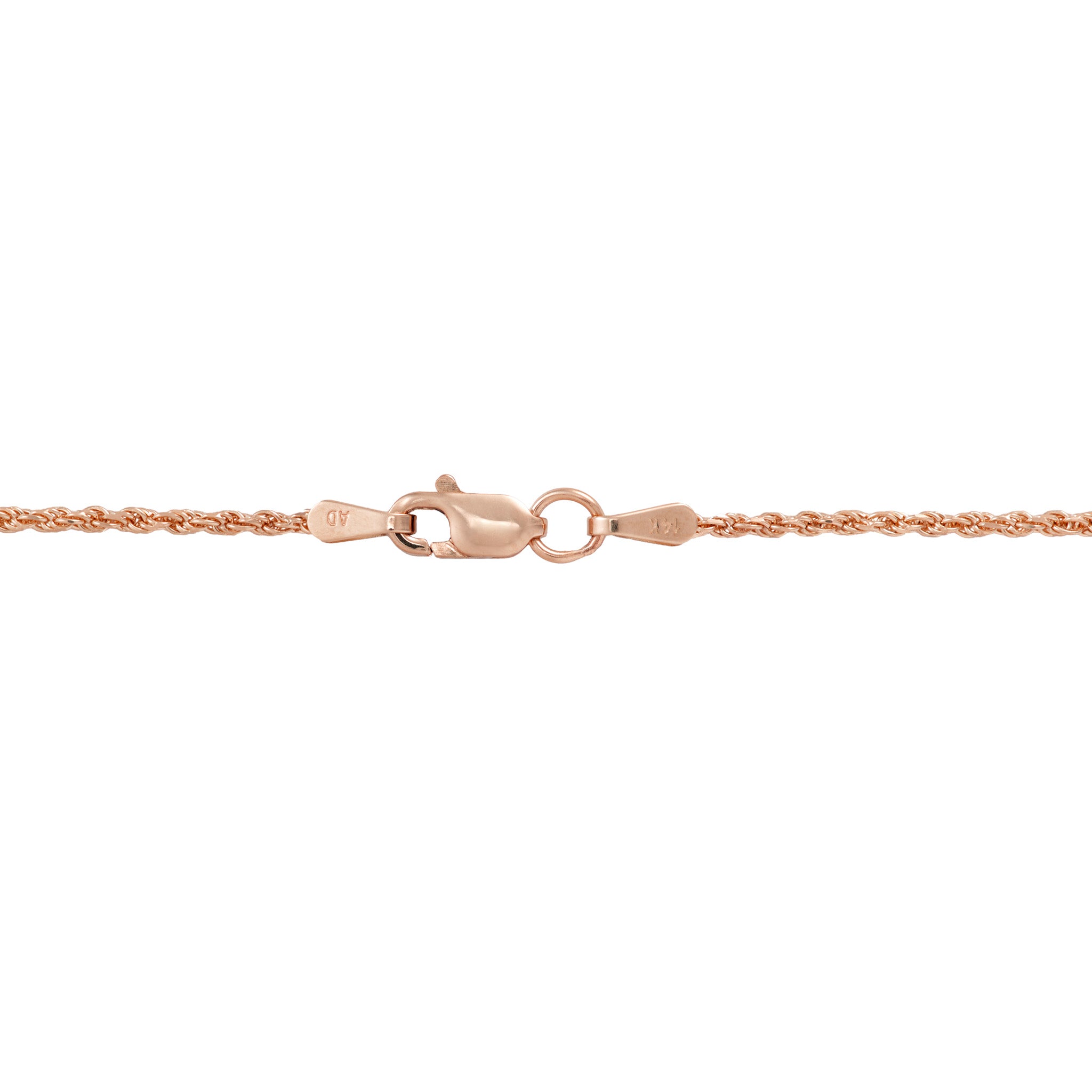 1.2mm Flex Rope Chain in Rose Gold