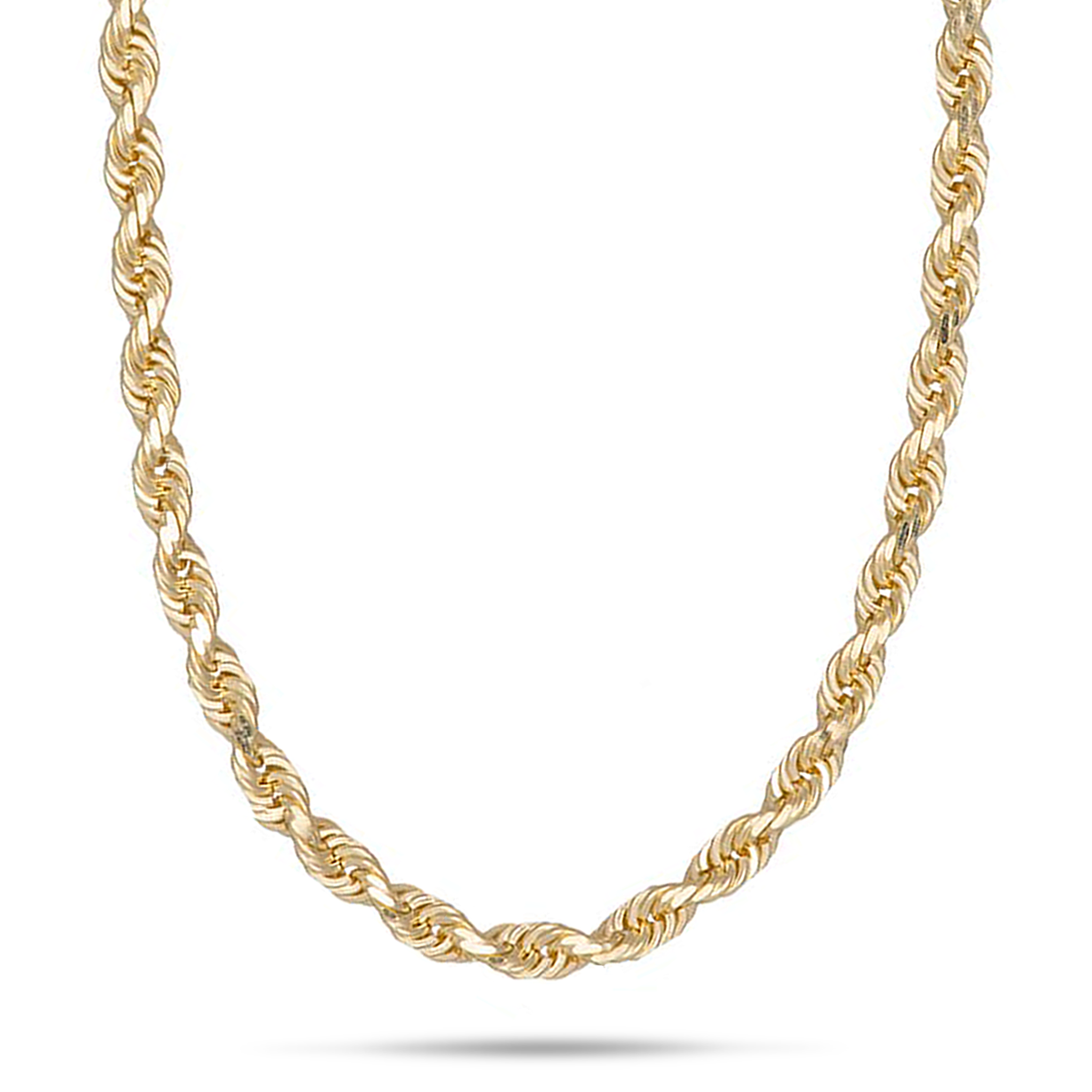 3 mm Kordelkette in Gold