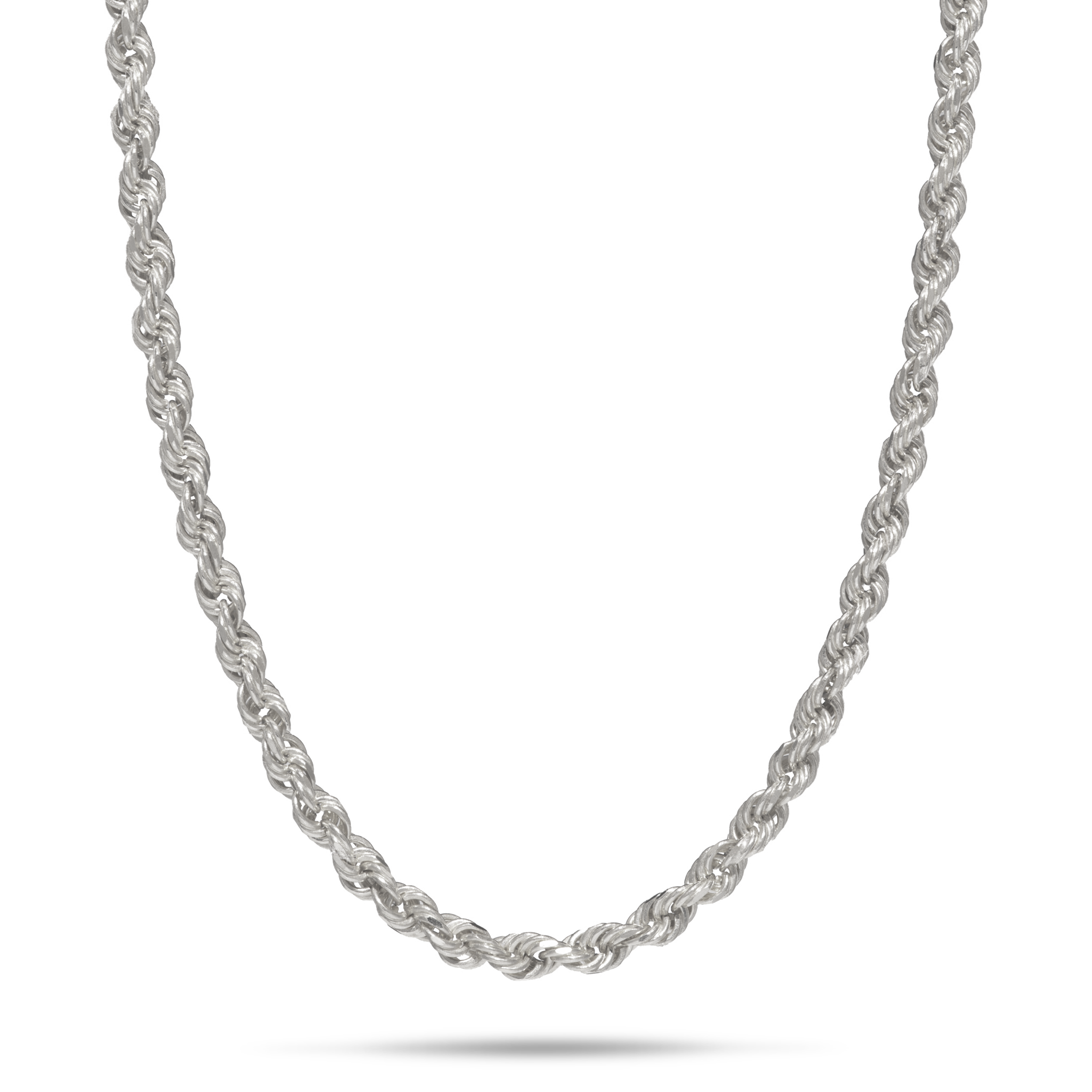 2.5mm Seilkette in Weißgold