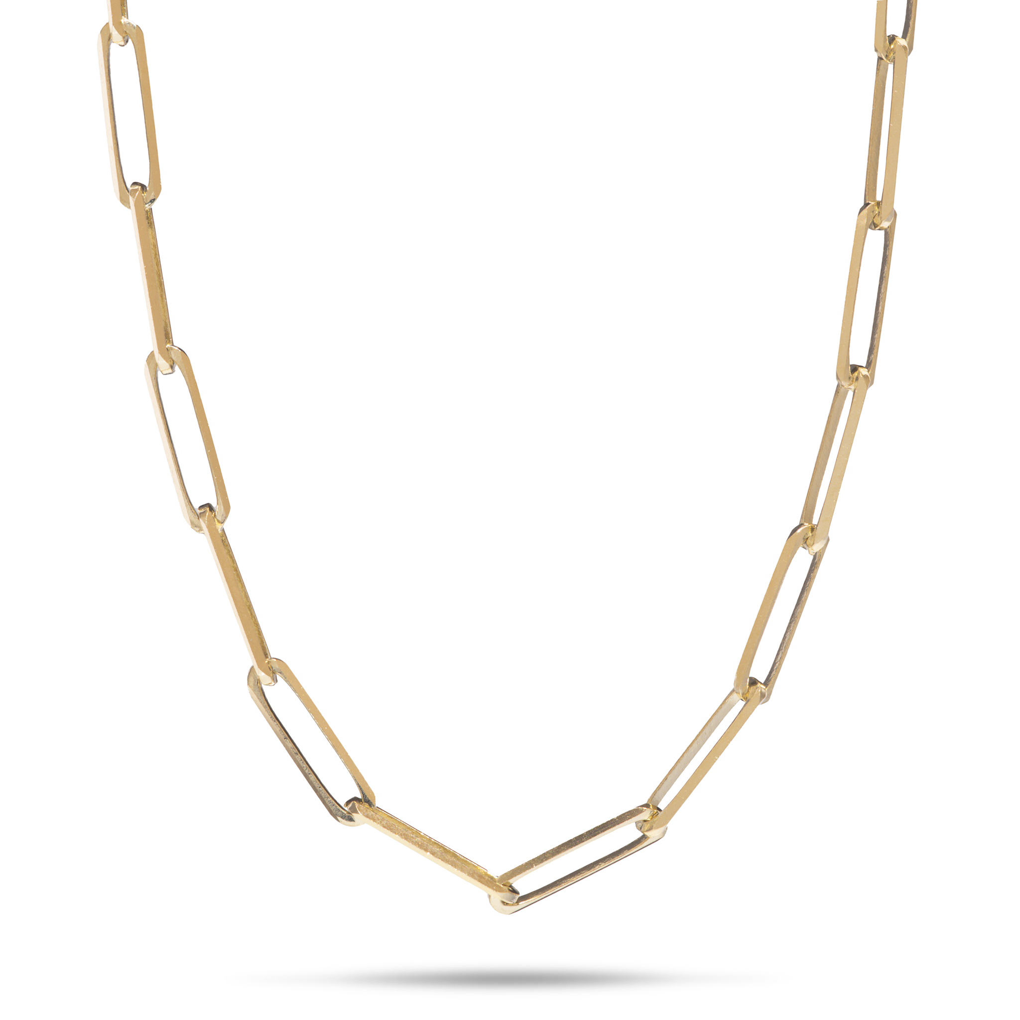 2,7 mm Büroklammerkette in Gold