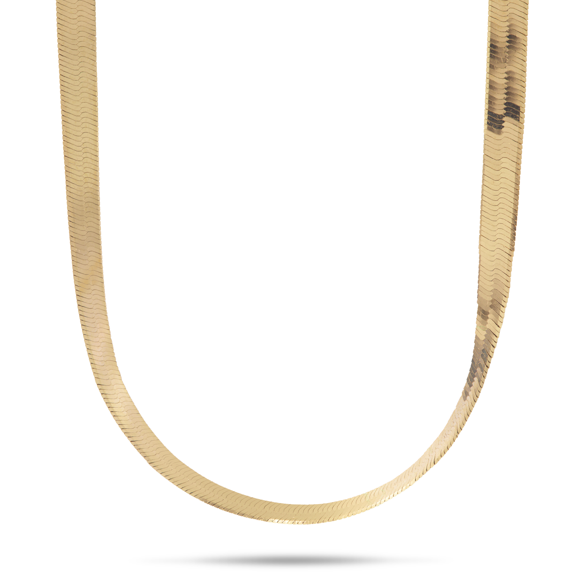 3.8mm Herringbone Kette in Gold