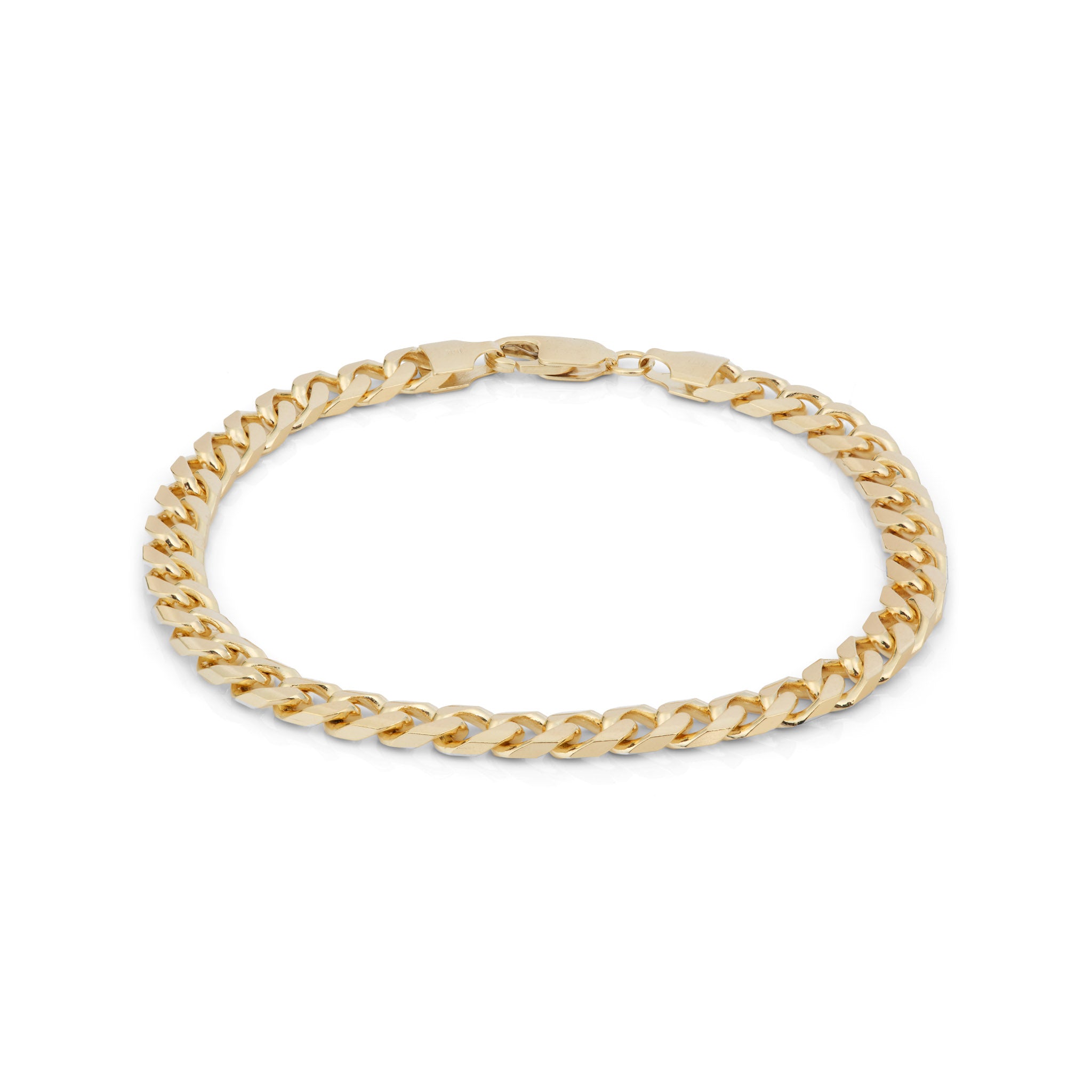 6mm Miami Cuban Bracelet in Gold