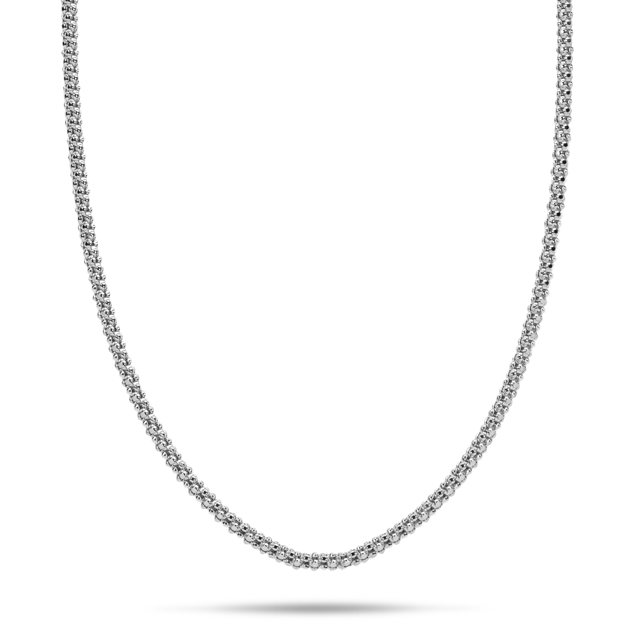 1,5 mm Popcornkette aus Sterlingsilber