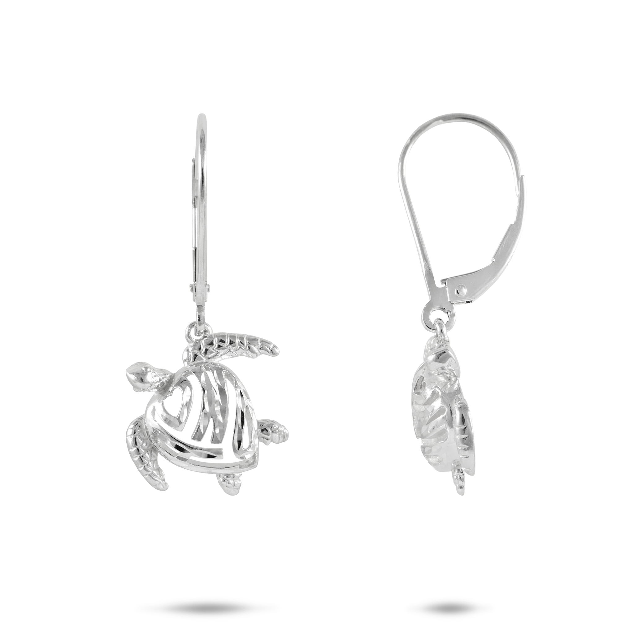スターリング・シルバーのHonu Earrings－14mm