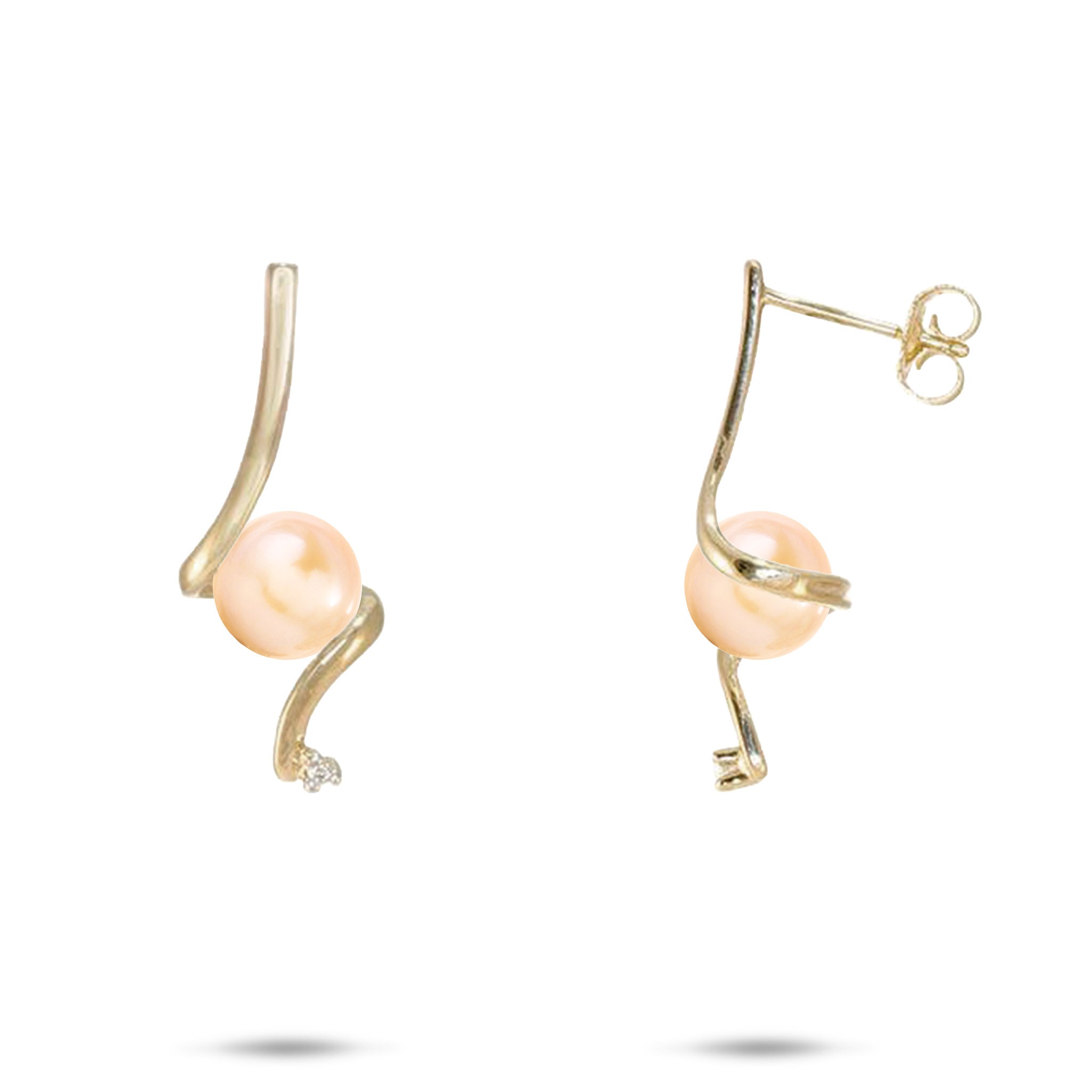 Pick A Pearl Waterfall Earrings in Gold - 25mm