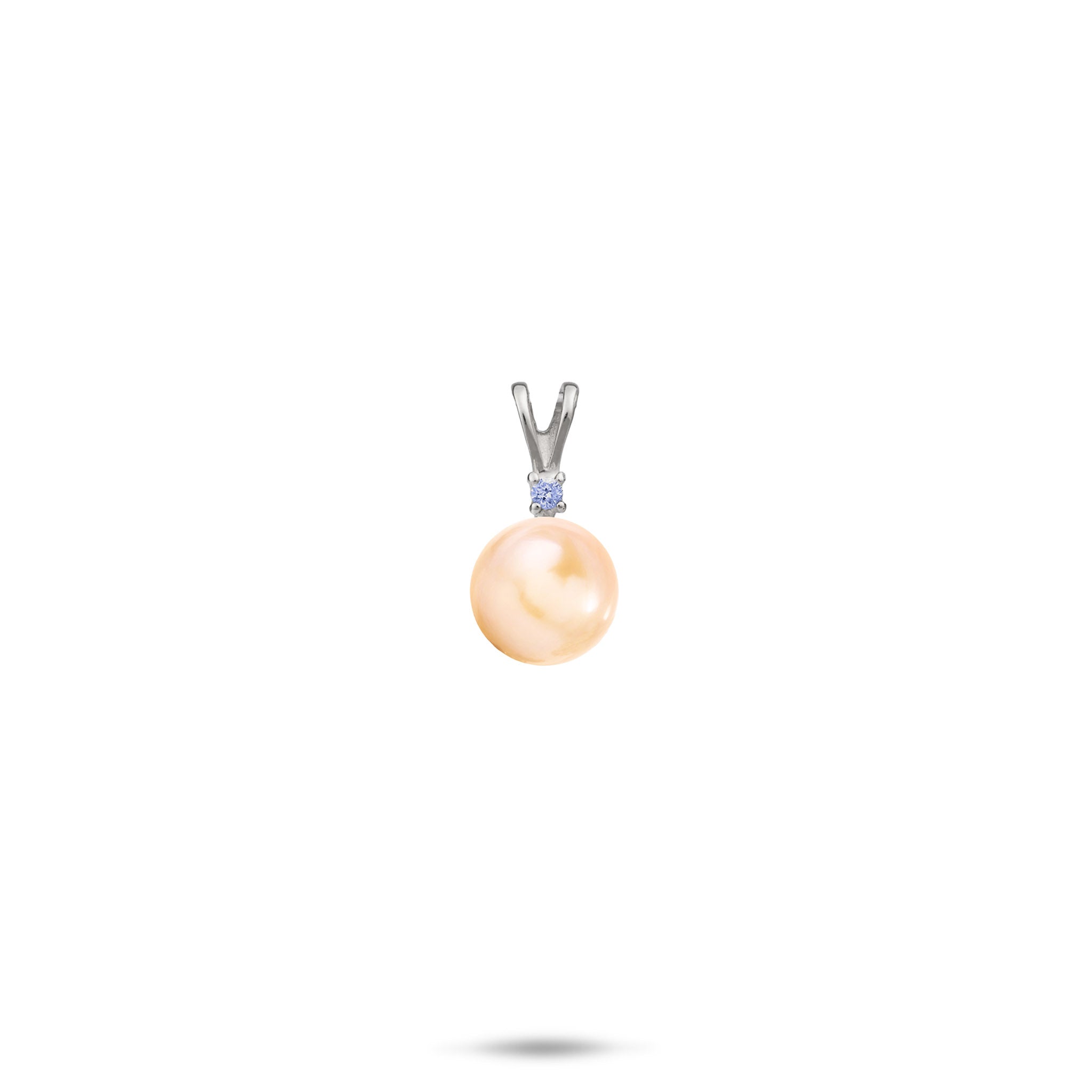 Pick A Pearl Tanzanite Pendant in White Gold
