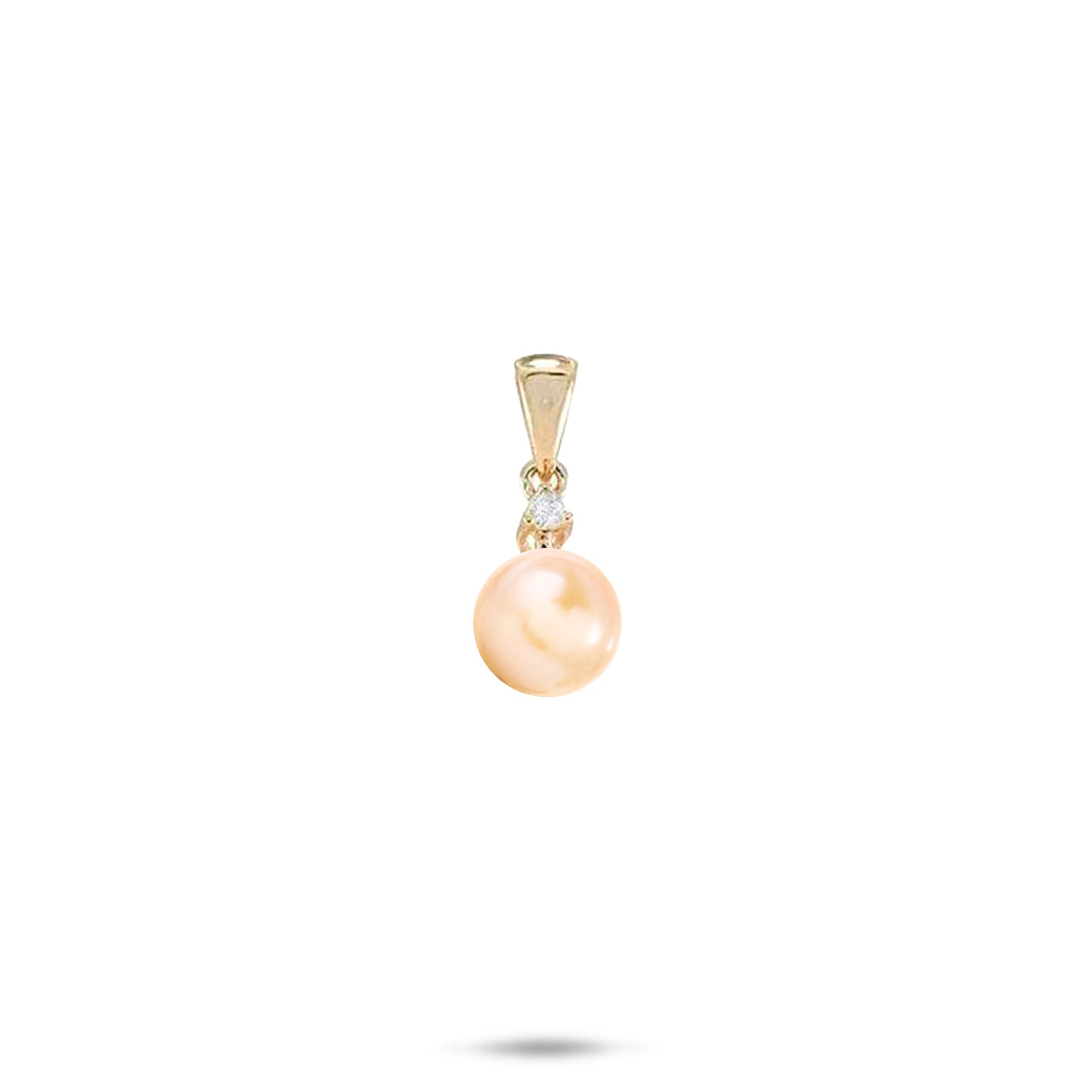 Pick A Pearl Pendant in Gold with Diamond