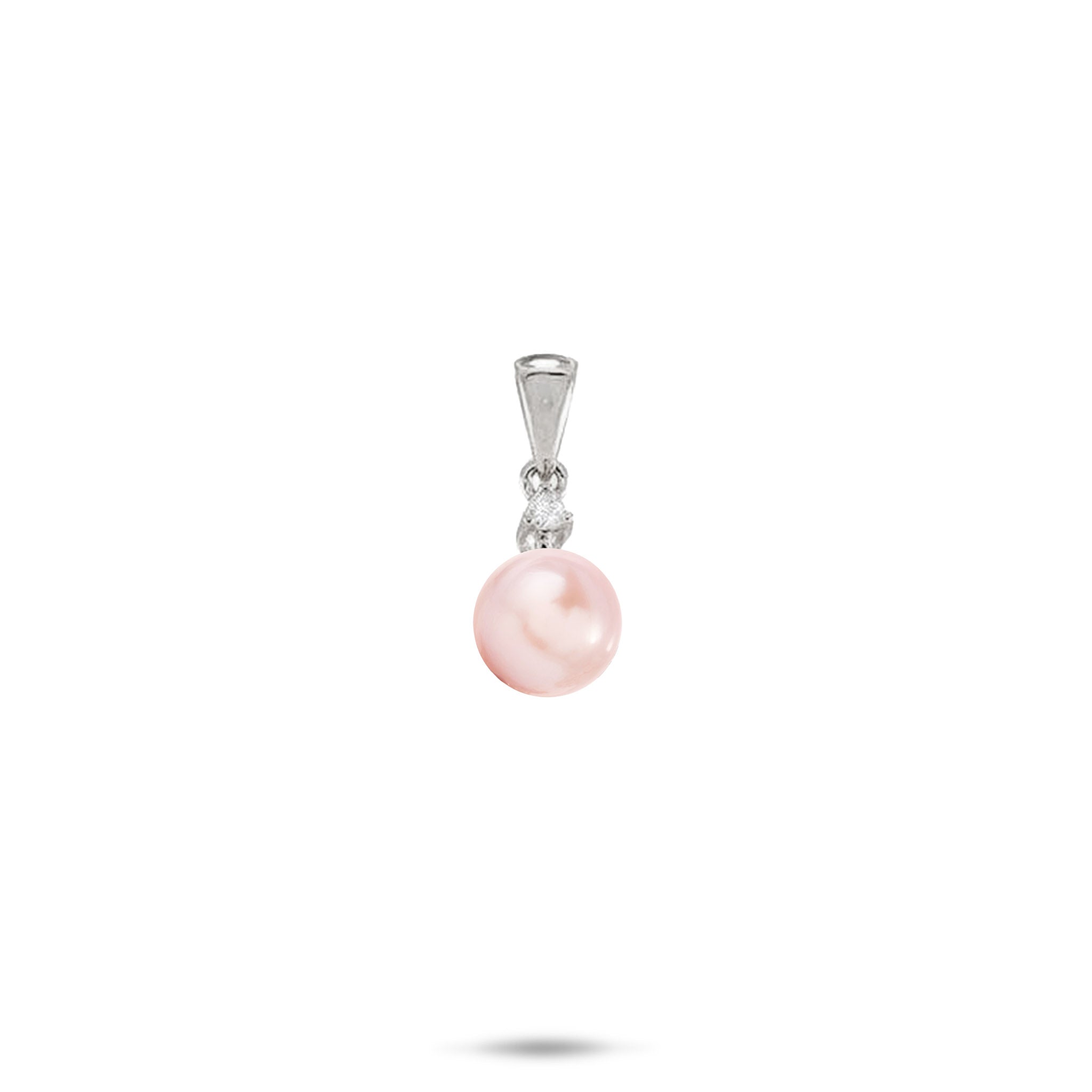 Pick A Pearl Pendant in White Gold with Diamond