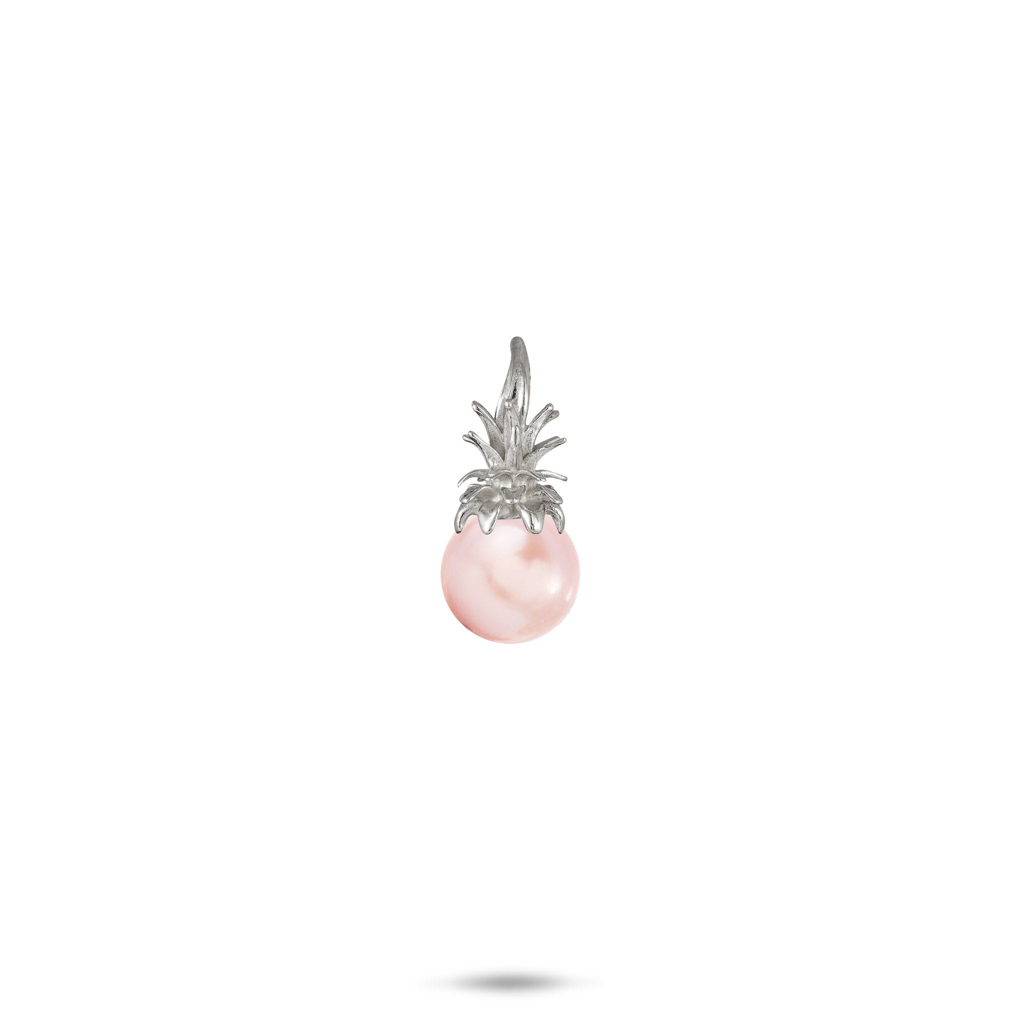Pick A Pearl Pineapple Pendant in White Gold - 12mm