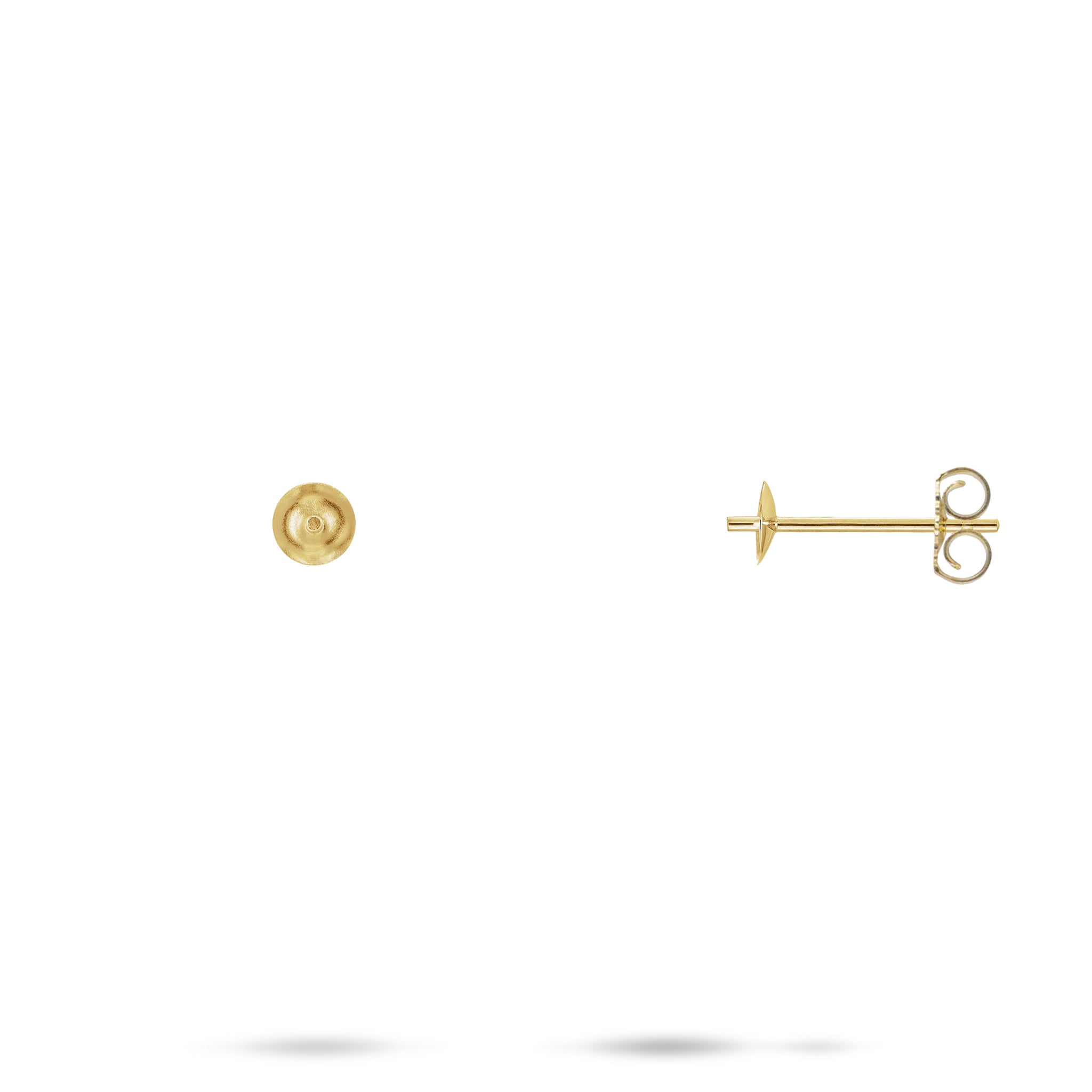 真珠のイヤリングを金で選びます