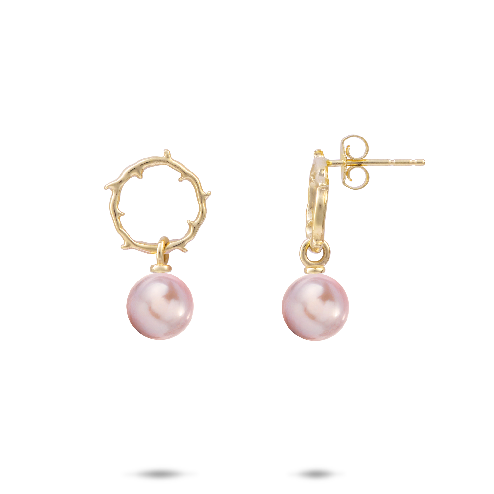 Pick A Pearl ヘリテージ ピアス ゴールド - 11mm