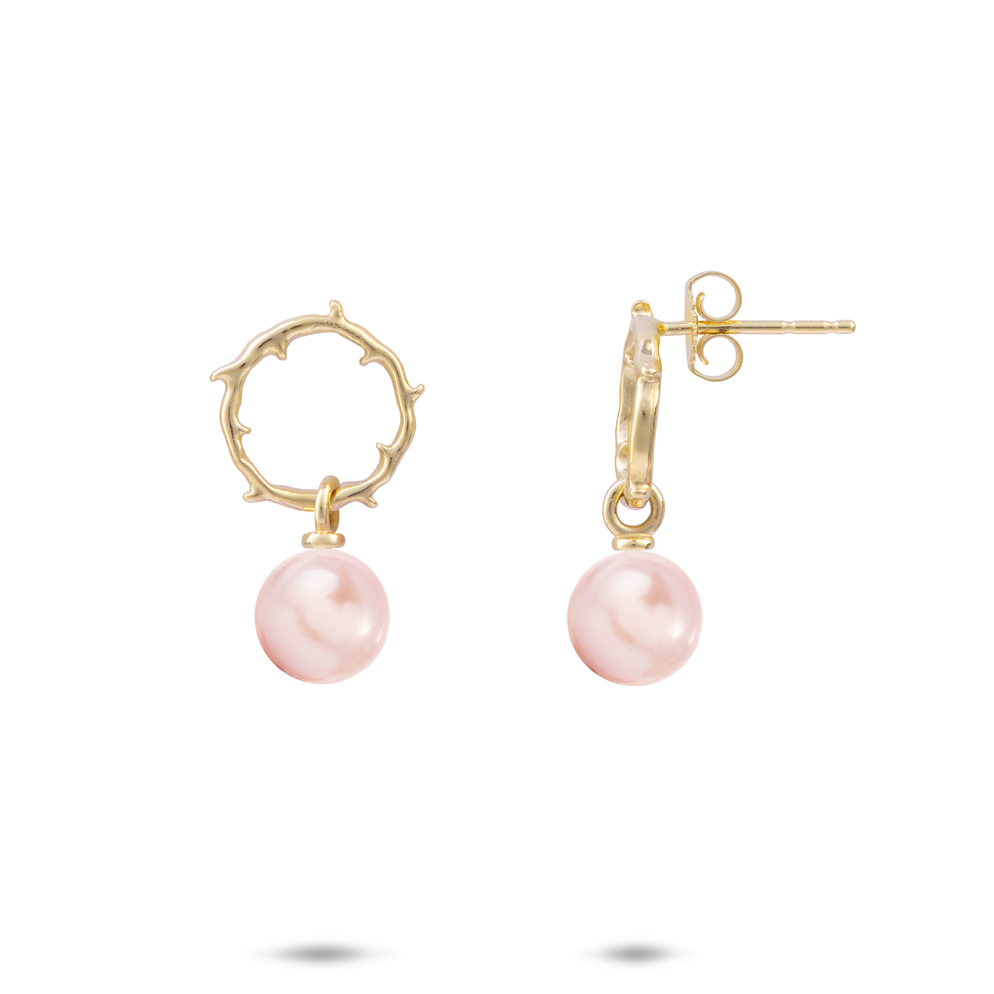 Pick A Pearl ヘリテージ ピアス ゴールド - 11mm