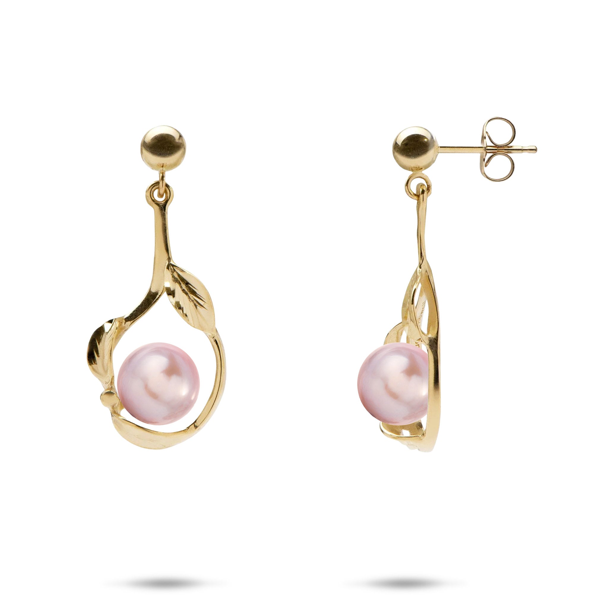 Pick A Pearl Maile Earrings in Gold - 23mm