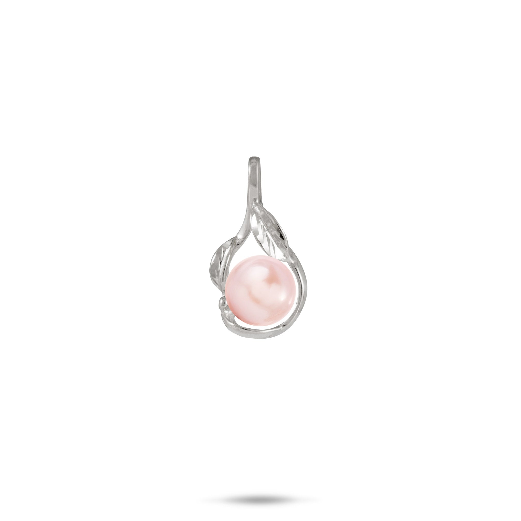 Pick A Pearl Maile Pendant in White Gold - 21mm